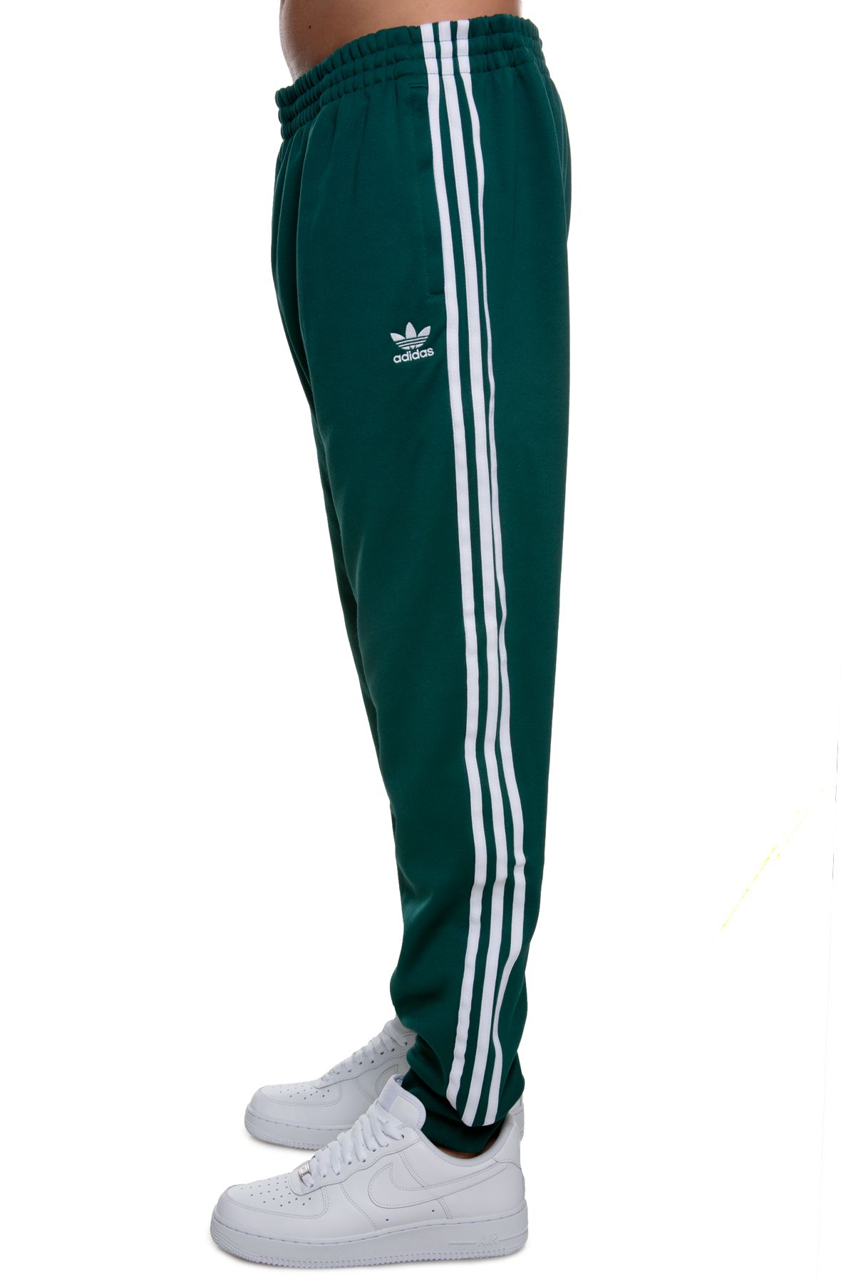green adidas sst track pants