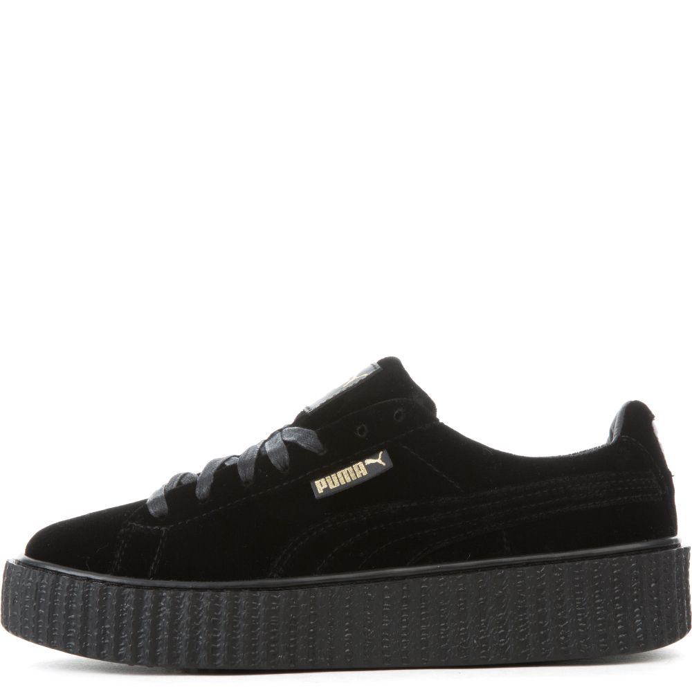 Suede Creepers Black/Gold