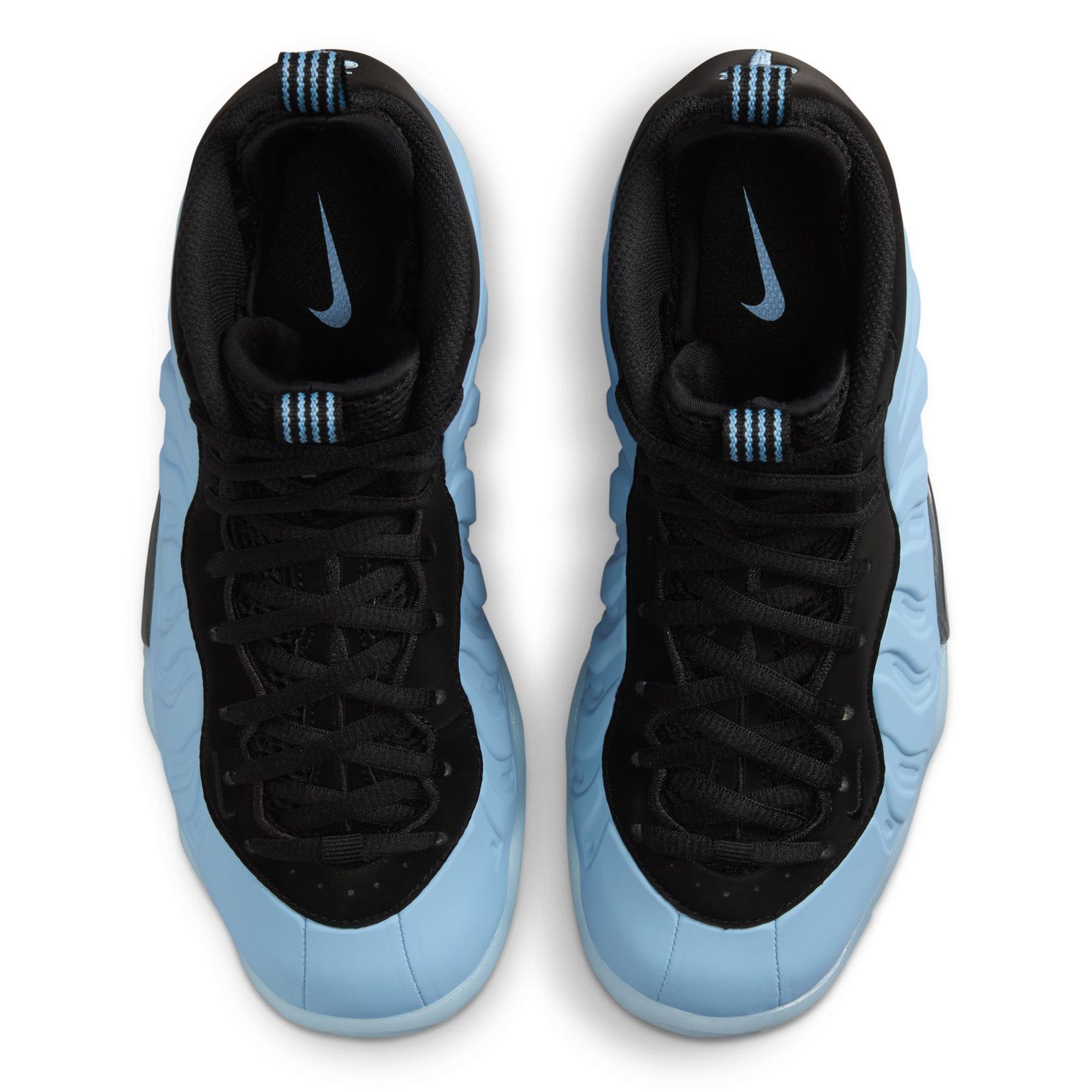 grey and blue foamposites