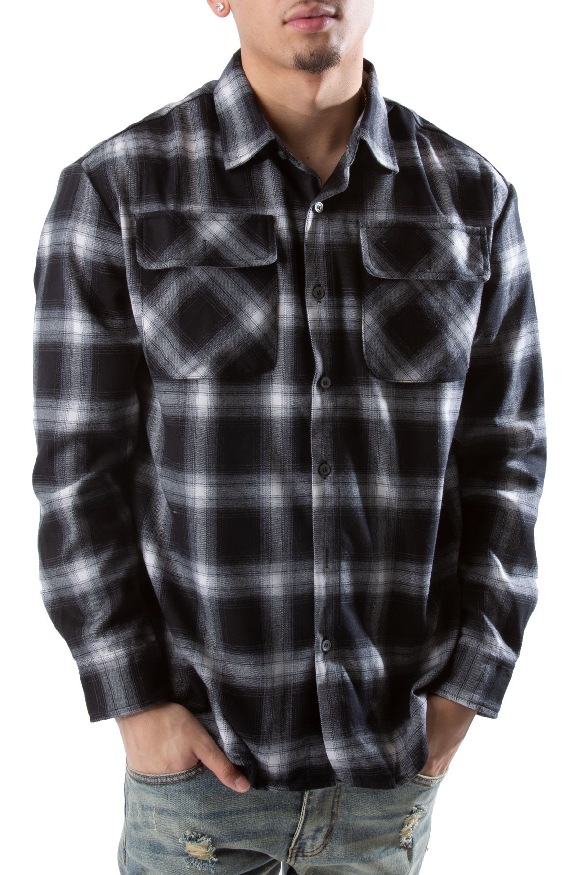 NOKWAL Premium Quality Flannel 202104NPSBW - Shiekh