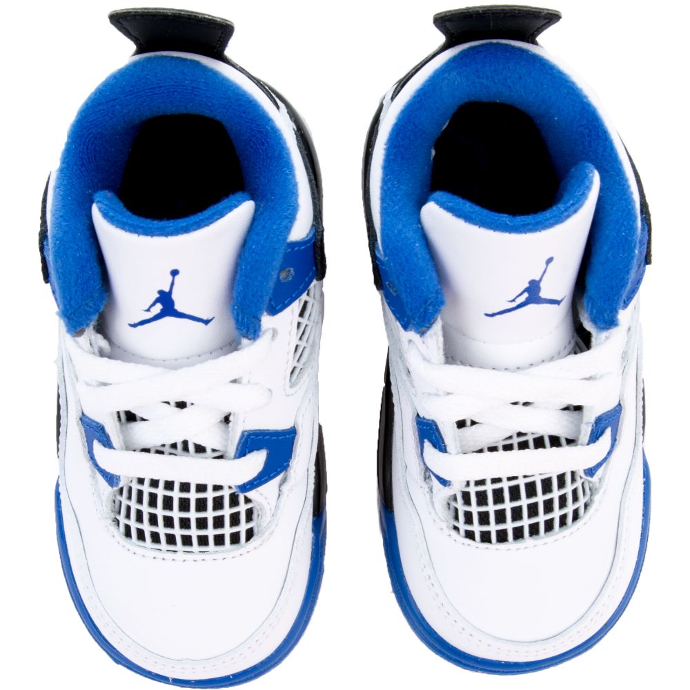 air jordan 4 retro white game royal black