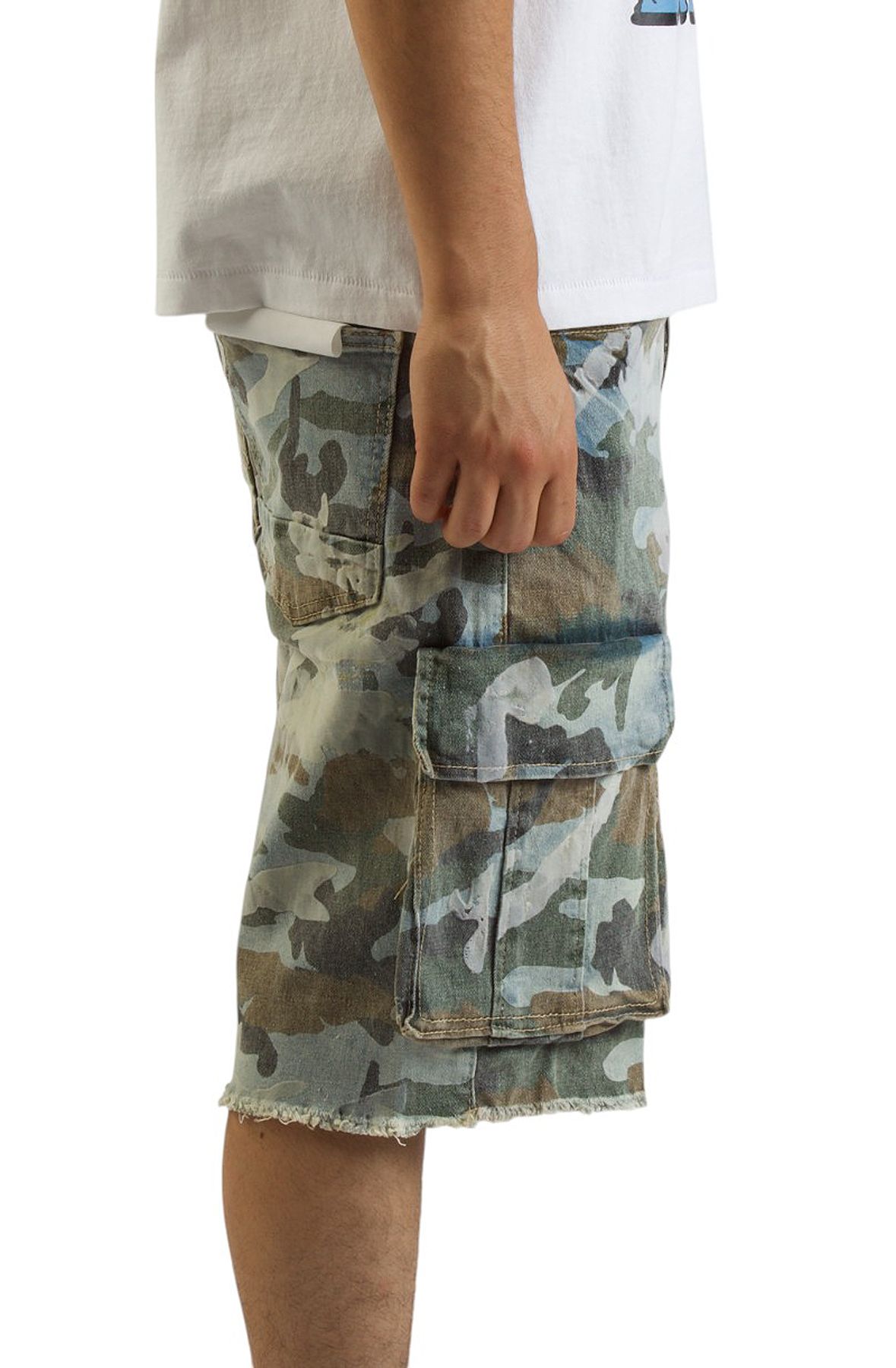 SMOKE RISE Cargo Shorts JS25237SK-ASP - Shiekh