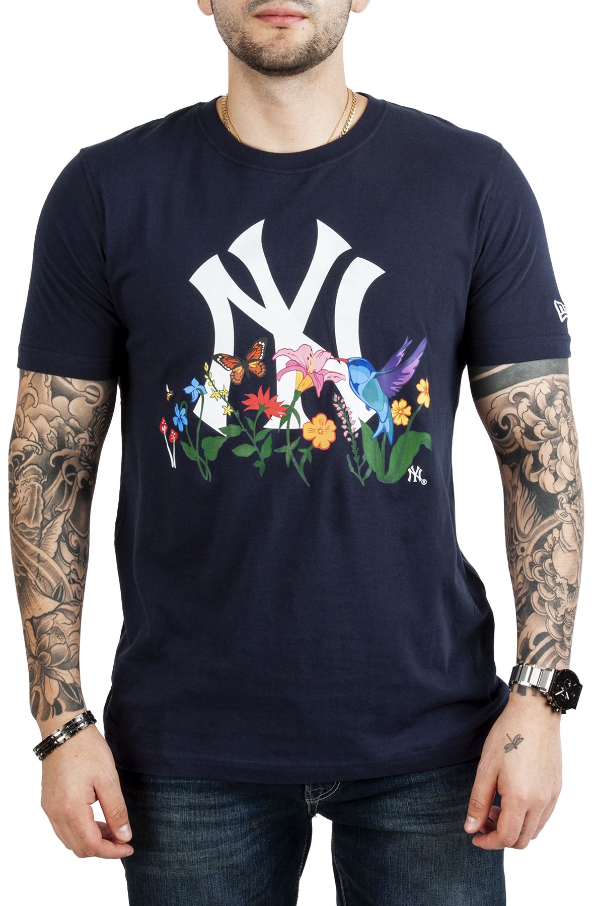 NEW ERA CAPS New York Yankees Blooming T-Shirt 13090877 - Shiekh
