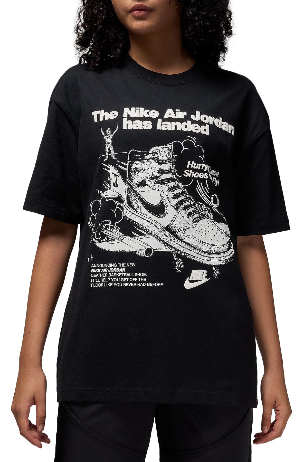 【vintage】JORDAN SHO GRAPHIC T VTG Y2K Jordan Hanging Shoes Tee size Medium | eBay