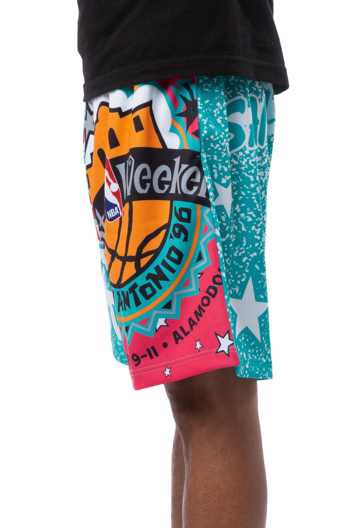 MITCHELL AND NESS NBA All Star Mesh Shorts SHORAJ19064-ASGTEAL96