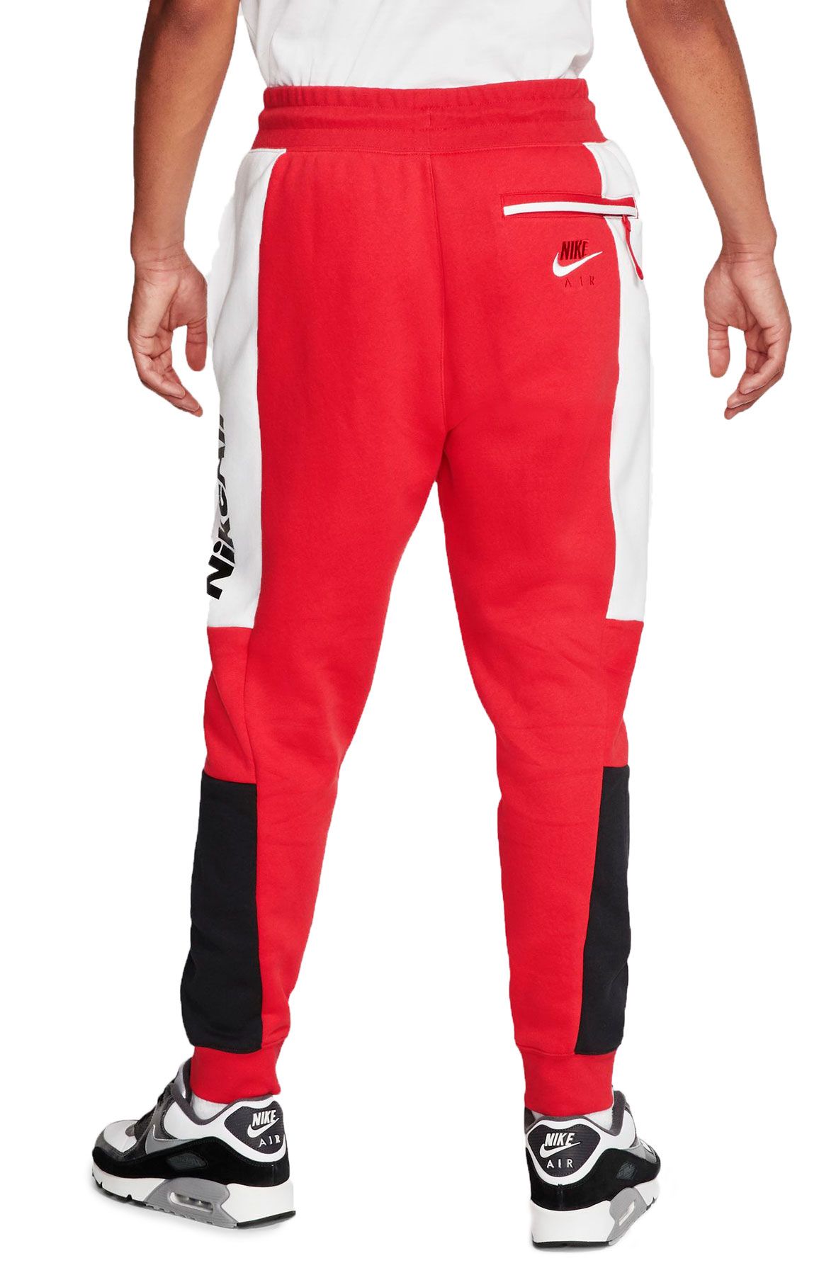 nike air red joggers