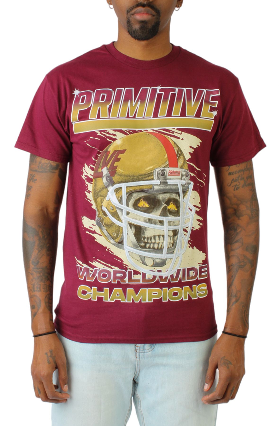 PRIMITIVE Shiekh PAPSU2346BUR - Worldwide T-Shirt Champions