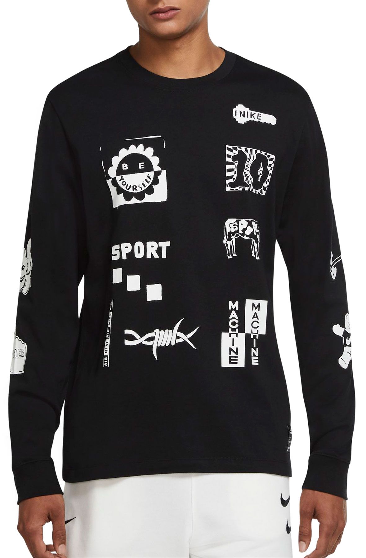 Nike NSW A.I.R. Machine Long Sleeve T-Shirt DJ1383 010 - Shiekh