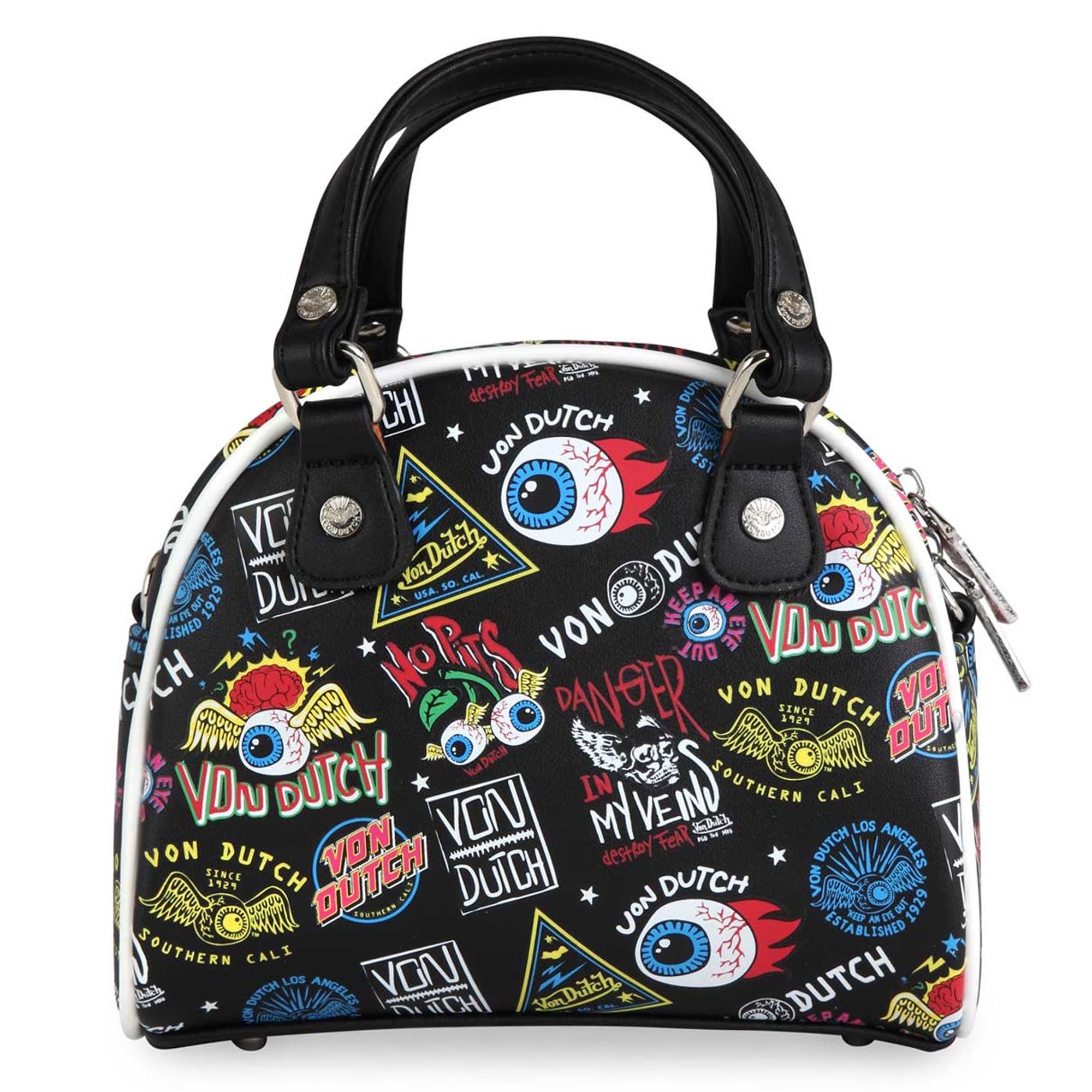 Crossbody Bags Von Dutch Bowling Bag Black Buy Von Dutch Faux