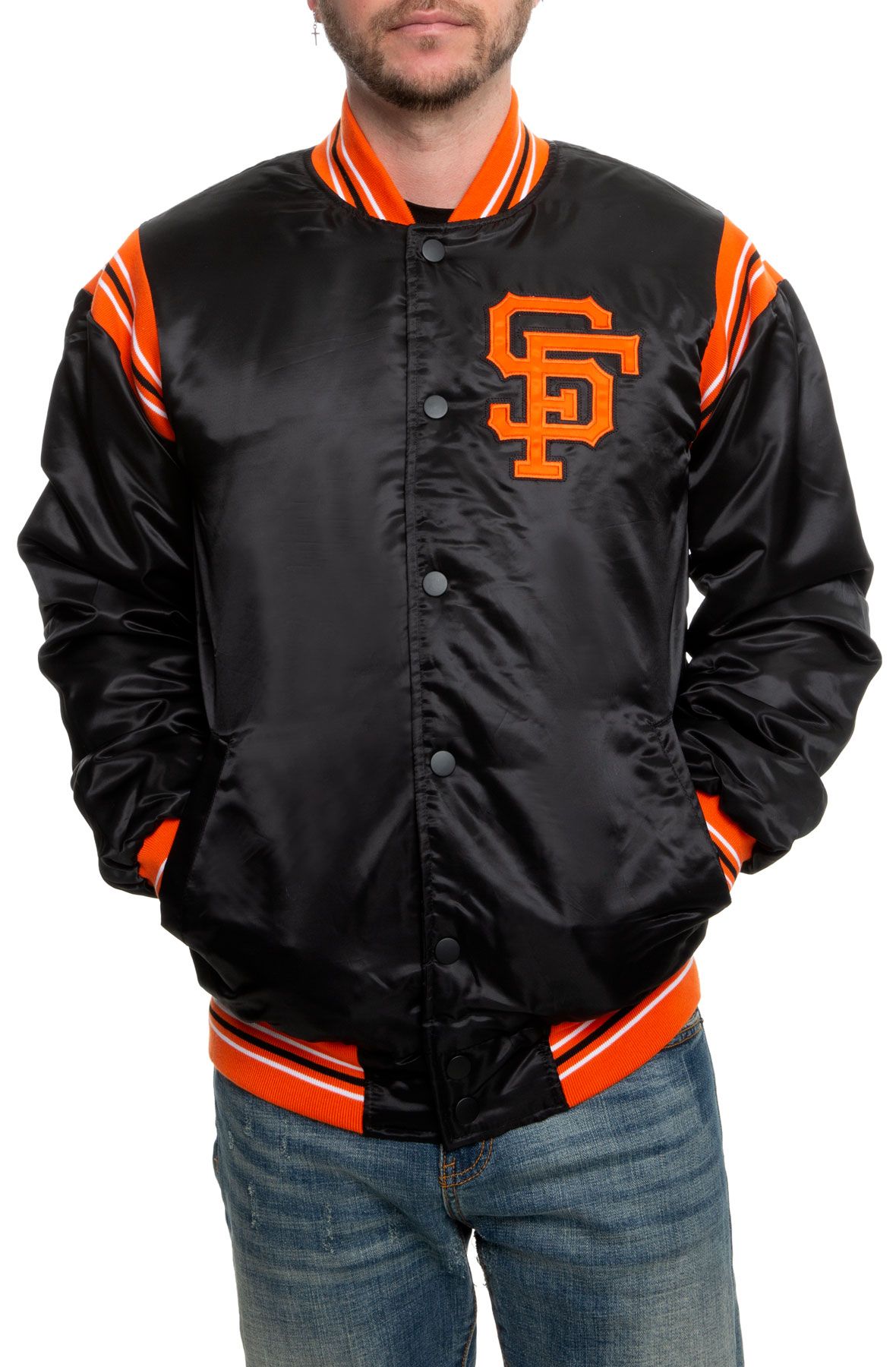 STARTER San Francisco Giants Varsity Jacket LS770240-SFG - Shiekh