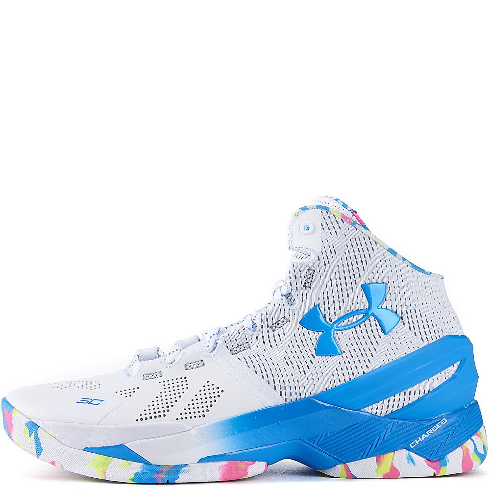 curry shoes white and blue