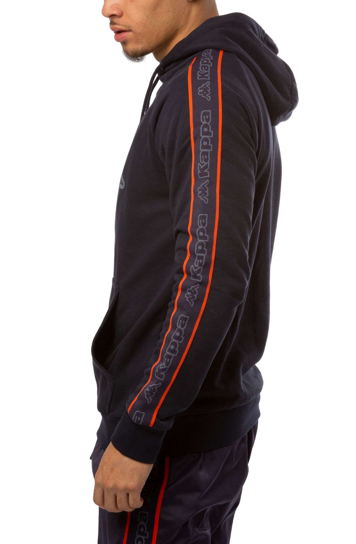 Kamon Embroidered Color Blocking Down Jacket – EVISU