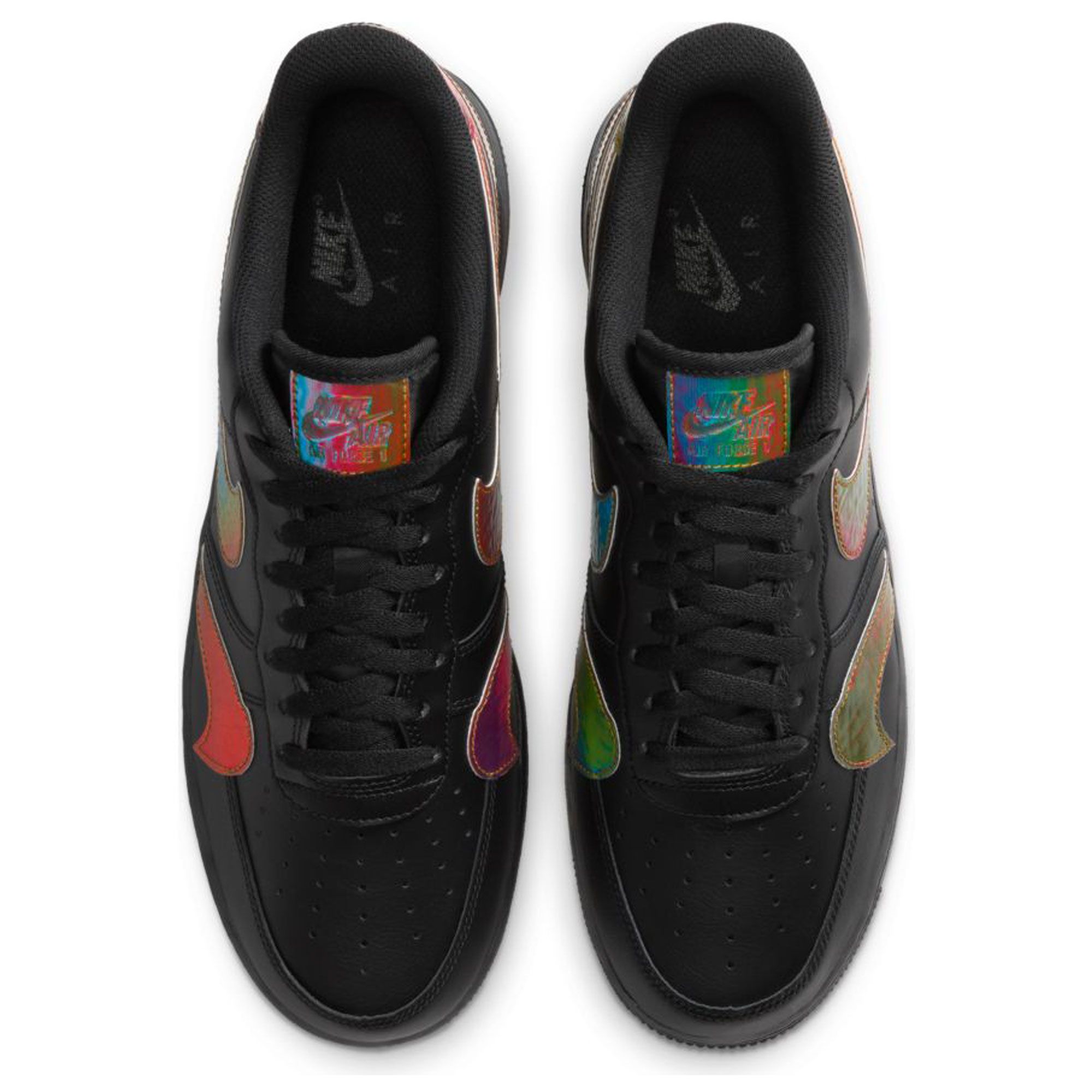 Nike Air Force 1 Low Misplaced Swooshes Black Multi Men's - CK7214