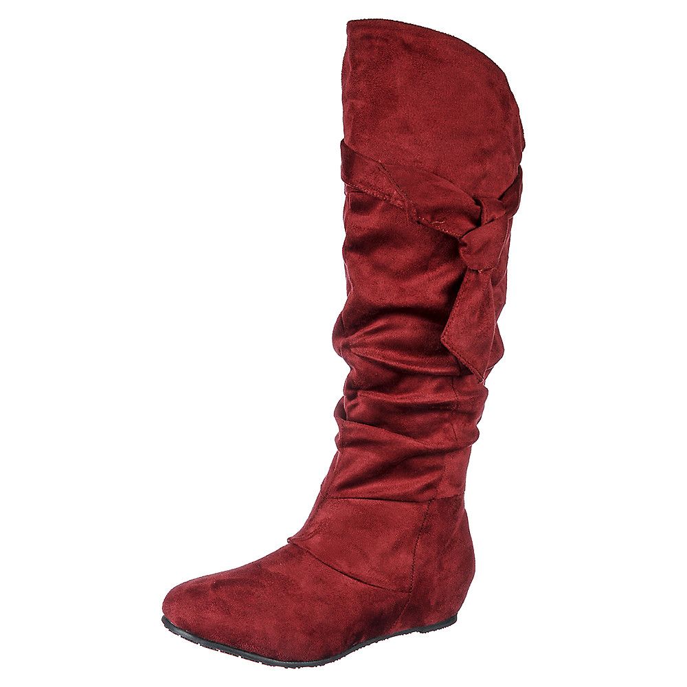 SHIEKH Women's MidCalf Boot Candies06 CANDIES06P/RED Shiekh