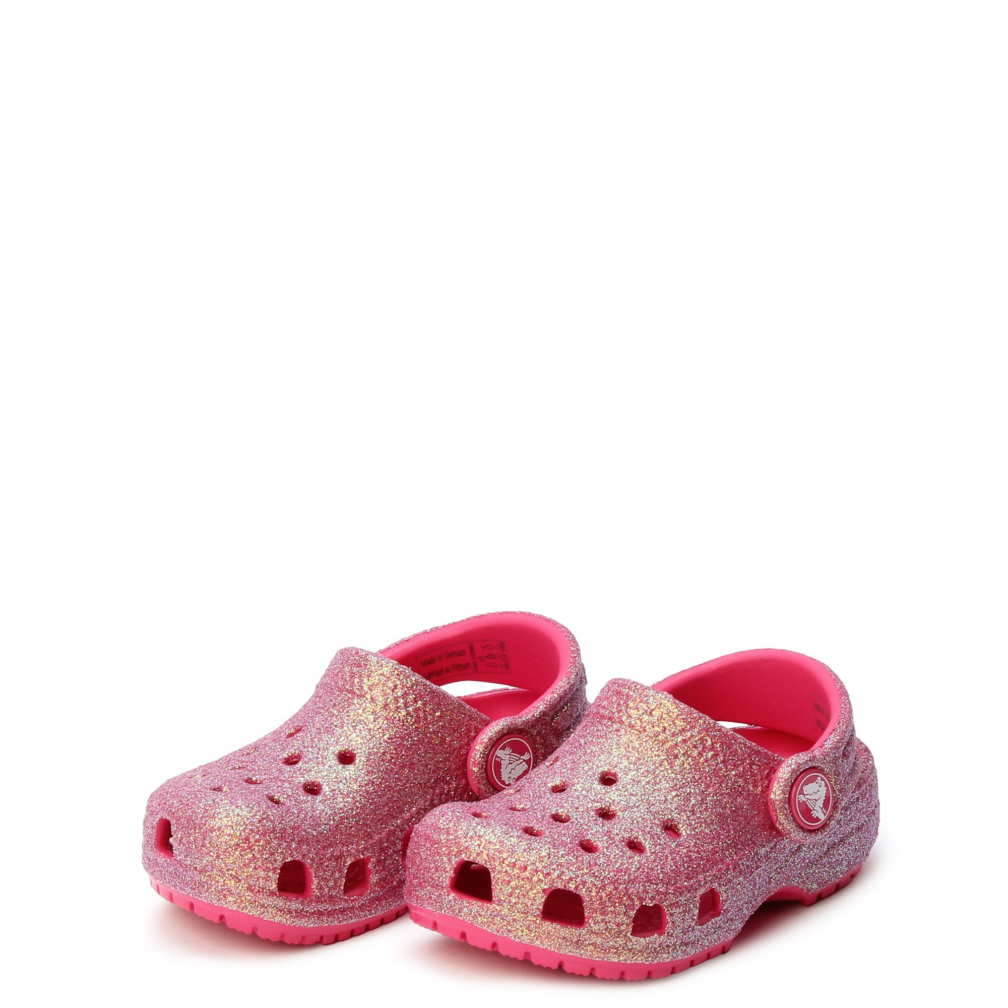 CROCS Toddler Iridescent Glitter Classic Clog 210985-6ZQ - Shiekh