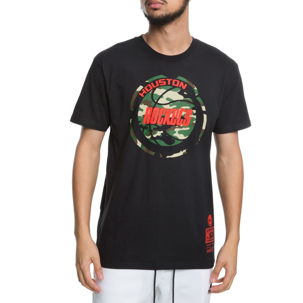 Mitchell & Ness Men's Houston Rockets Logo T-shirt