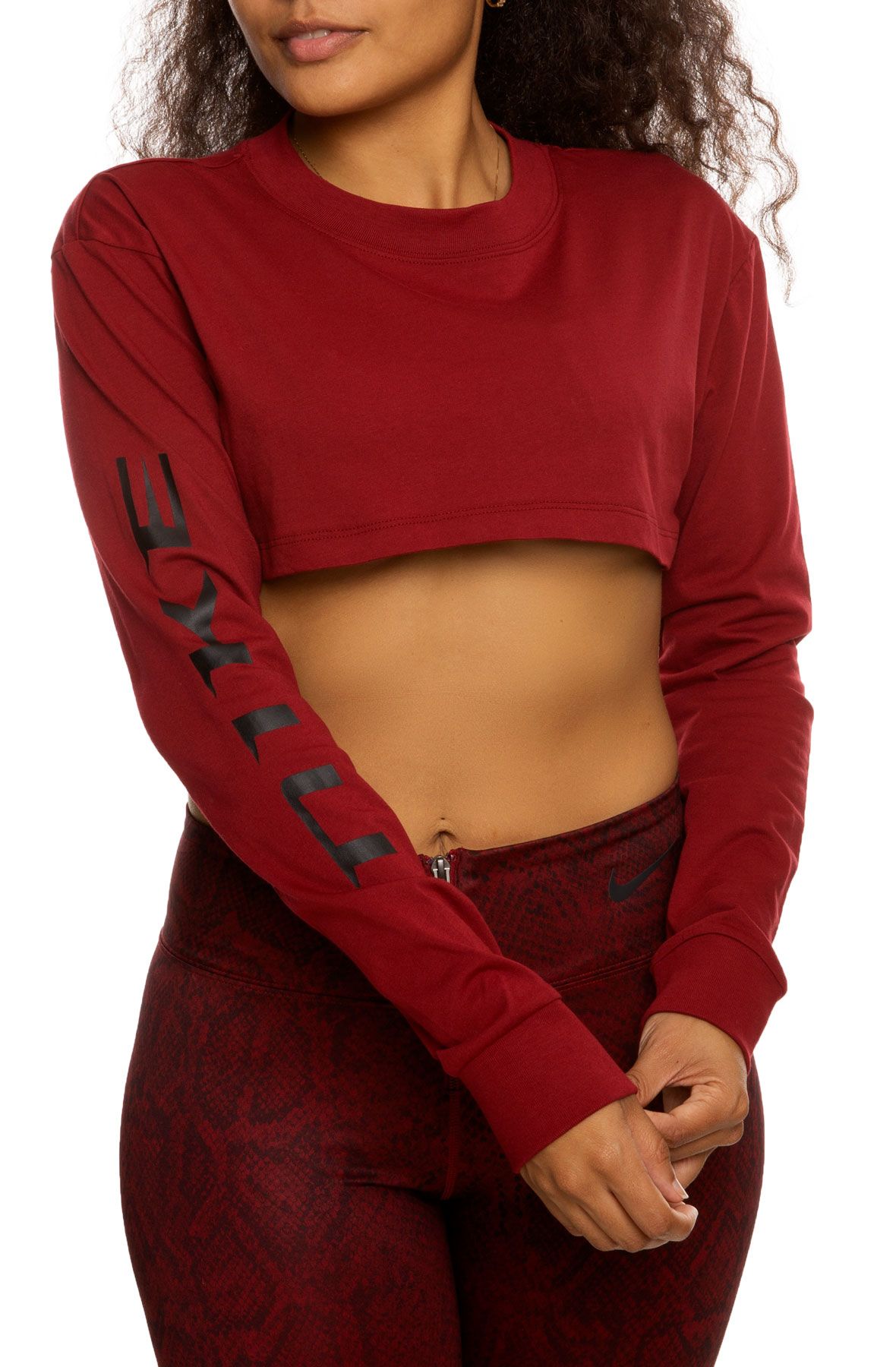 NIKE Sportswear Long Sleeve Crop Top CJ6345 677 Shiekh