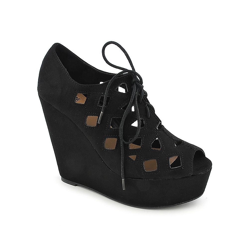 SHIEKH Women's ResistH Wedge Dress Shoe FD RESISTH/BLACK Shiekh