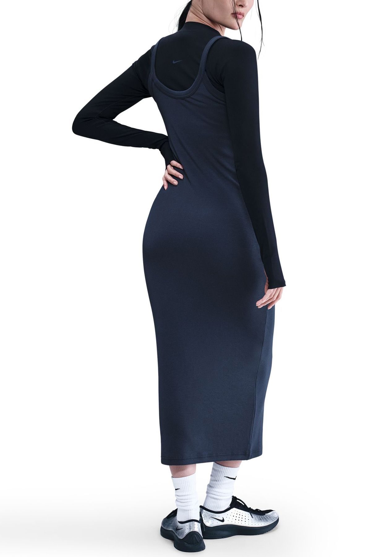 knee length dresses for ladies Nike Chill Knit Cami Dress  DTLR