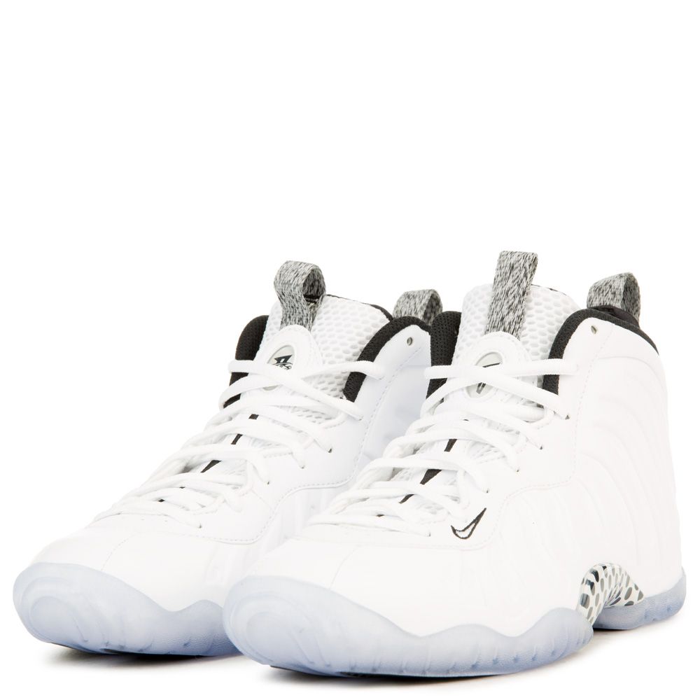 nike little posite one white and black