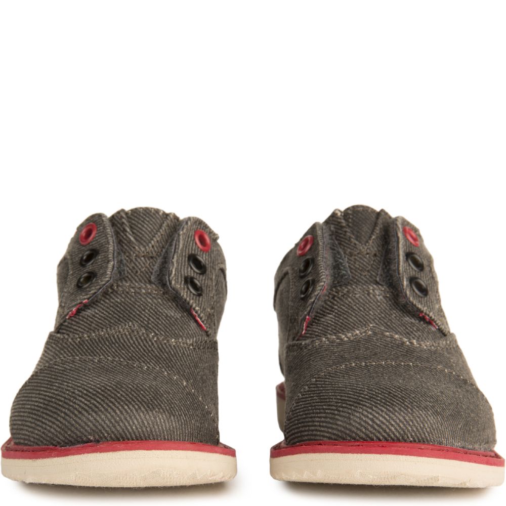 tom⭐︎ TOMS Tiny Toms Brogue Ash Twill Sneakers 10009220 - Shiekh