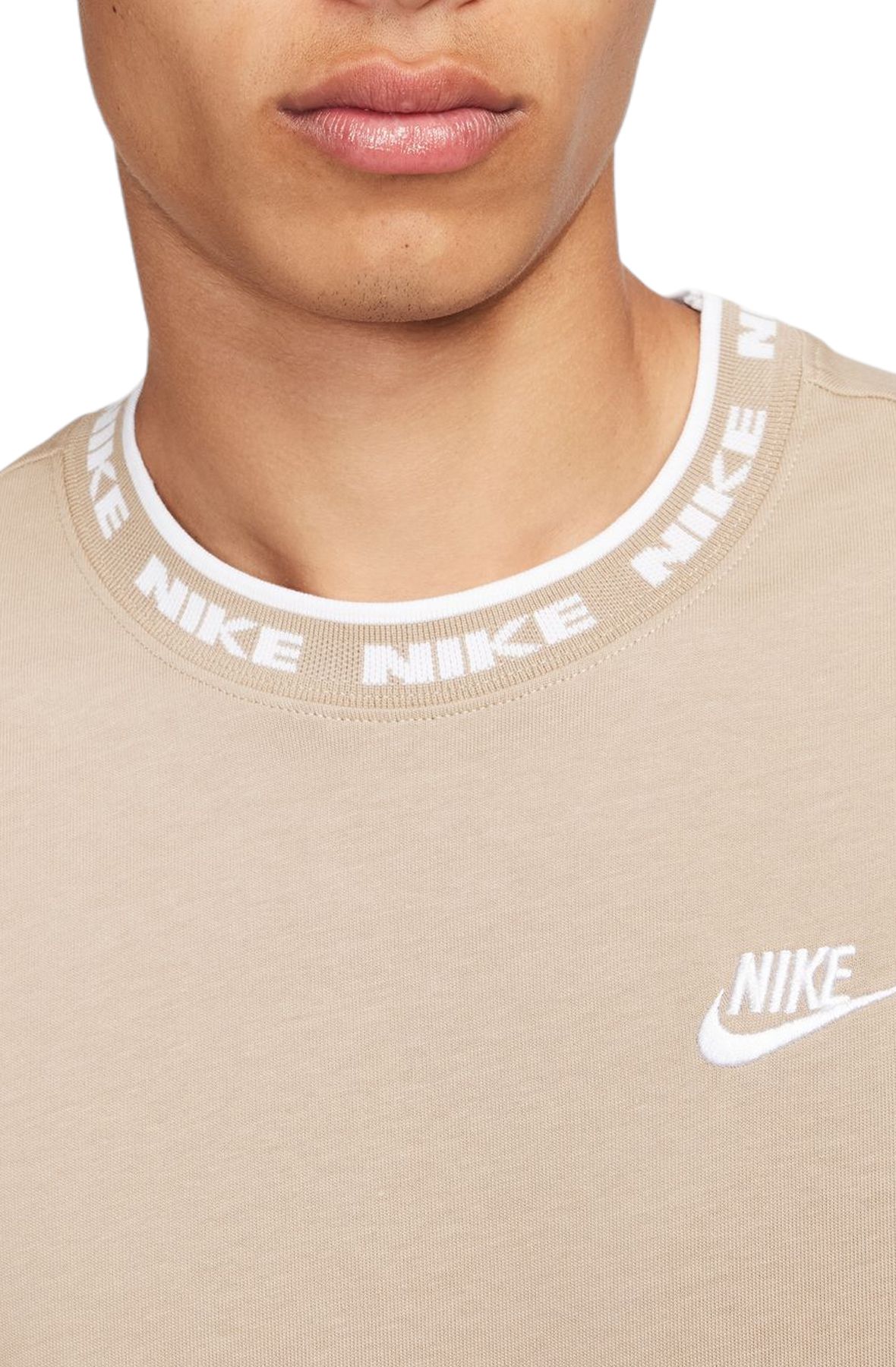 nike club t shirt khaki