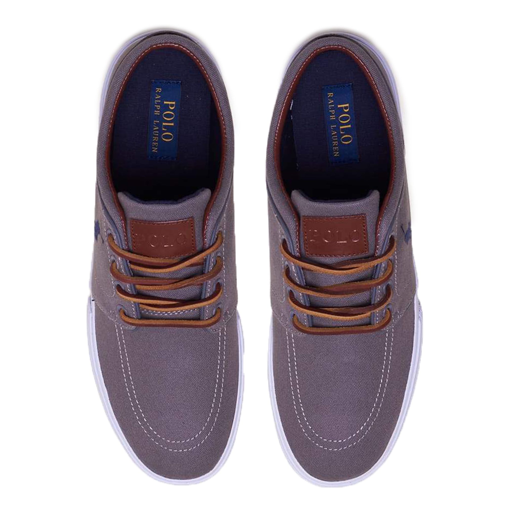 Grey Ralph Lauren Faxon Low Polo Ralph Lauren Faxon Gray Low Top