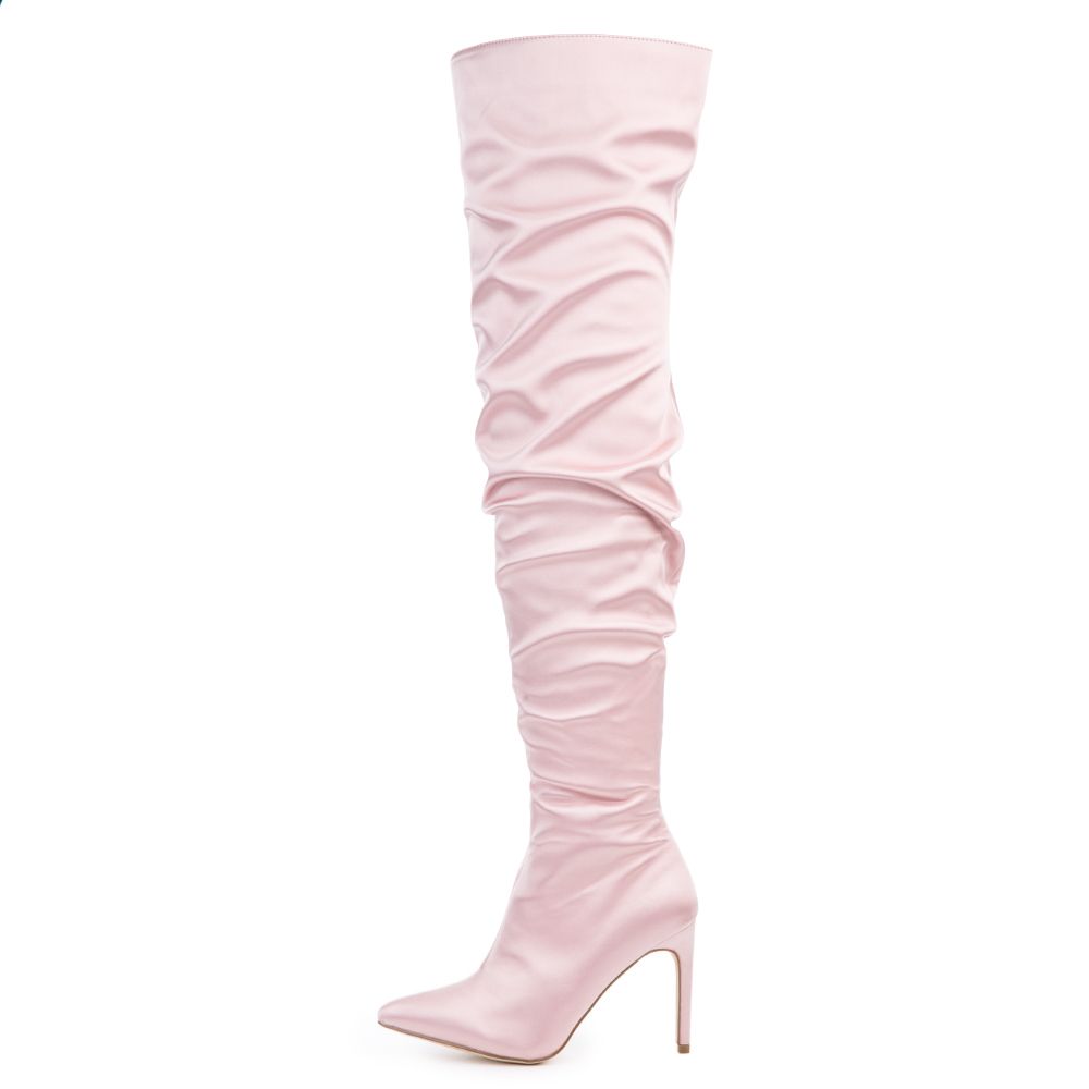 CAPE ROBBIN Kitana-6 High Heel Boot KITANA-6/BLUSH Shiekh