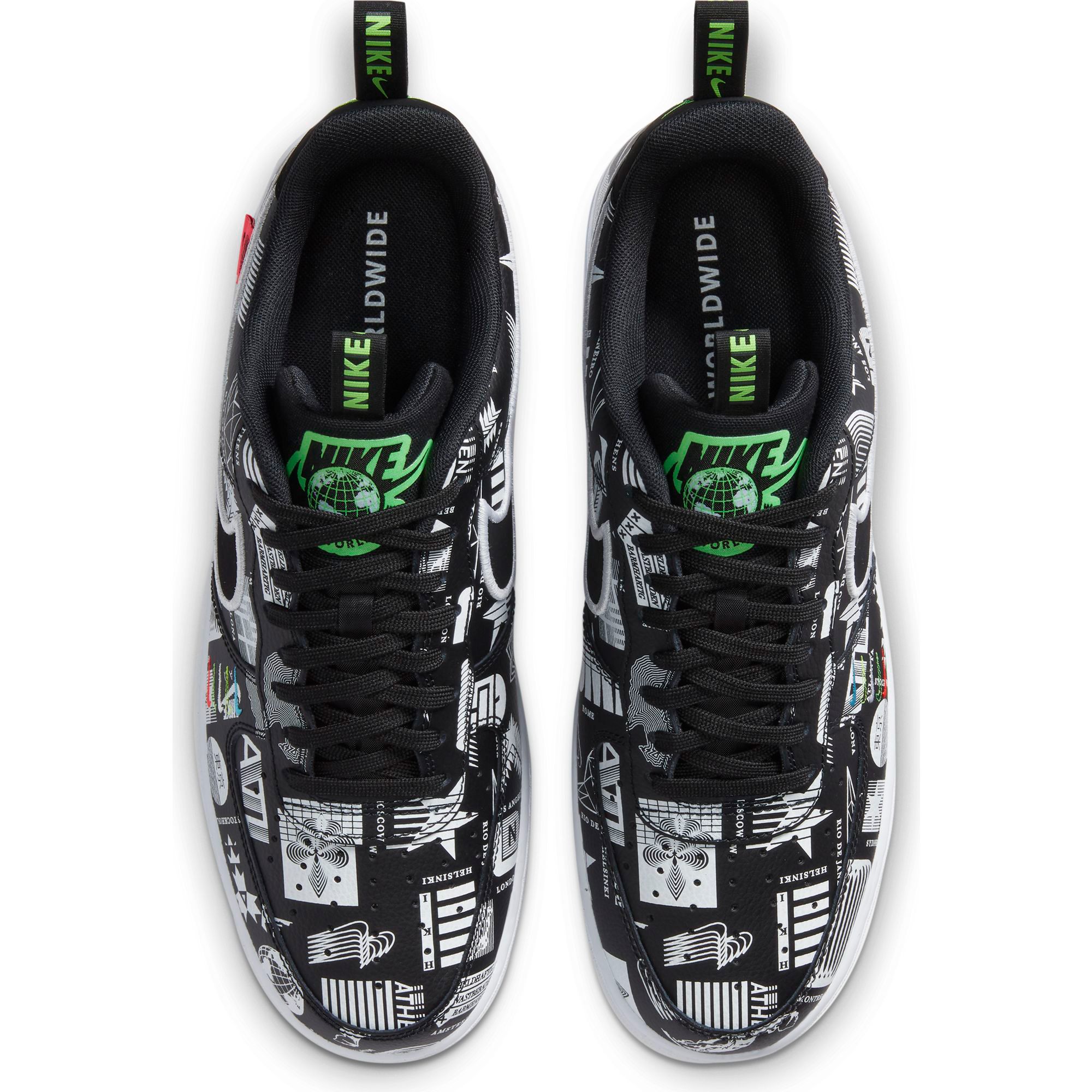 Size 9.5 - Nike Air Force 1 '07 LX Worldwide Pack - Black