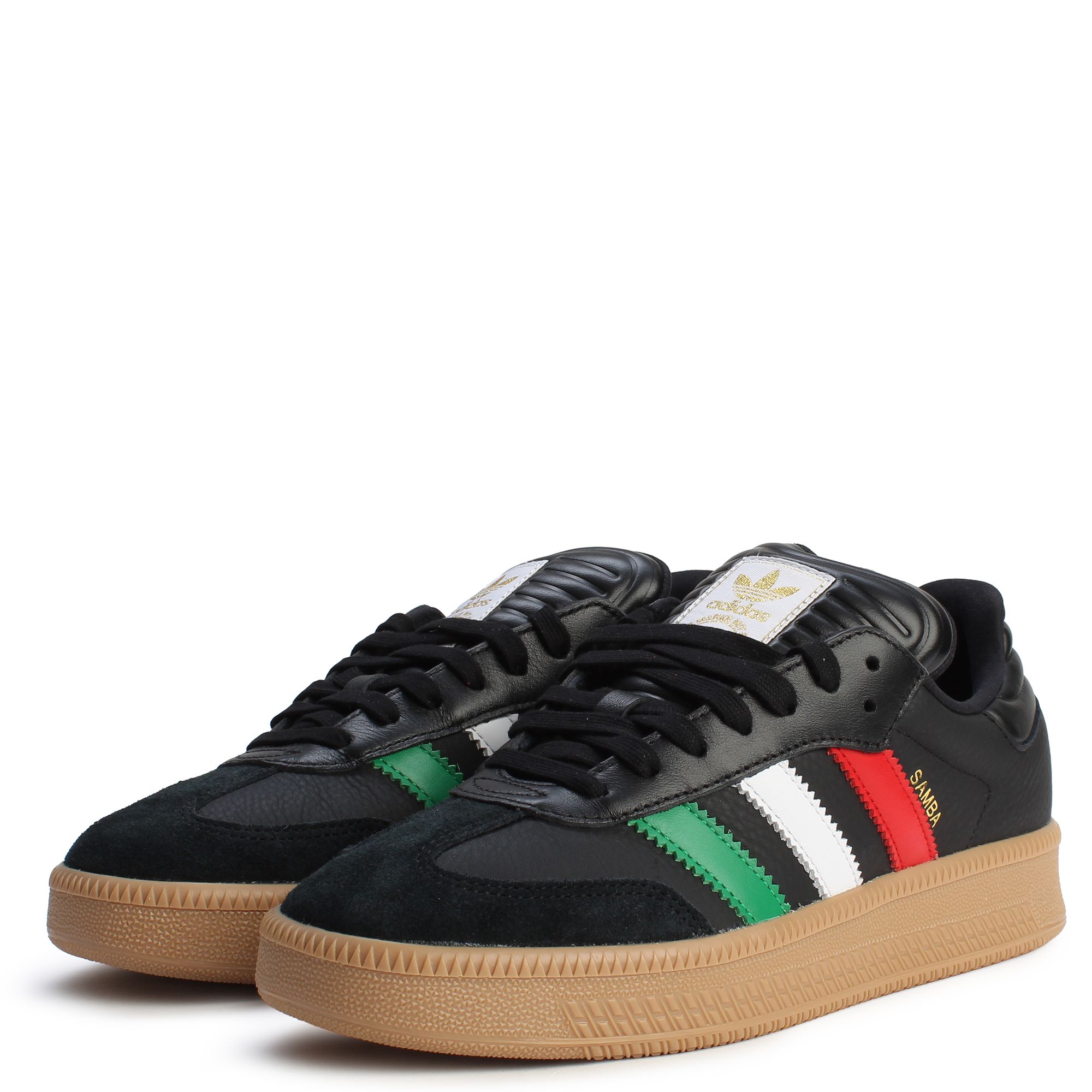 adidas gazelle silver green womens Women's Adidas Samba OG 'Semi Screaming Green Core Black Gold'
