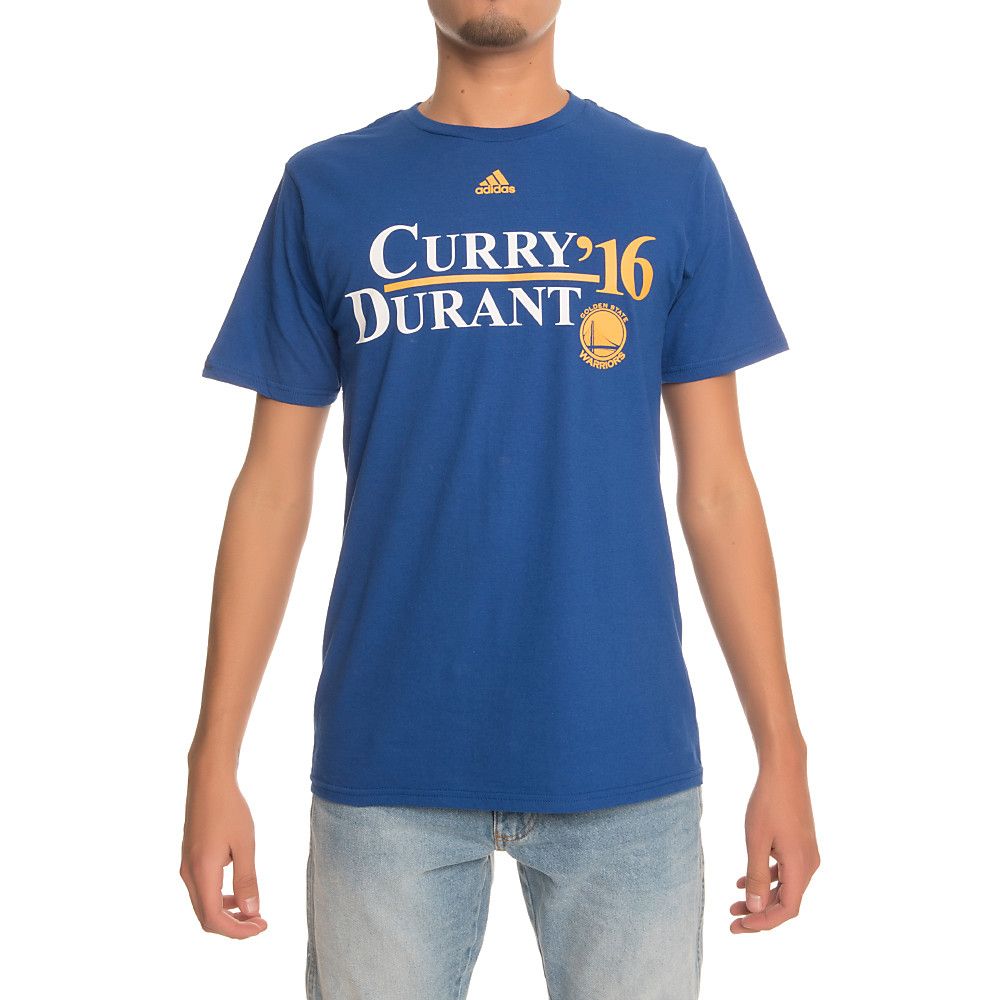 Golden State Warriors Kevin Durant Adidas NBA Player Men T Shirt Blue
