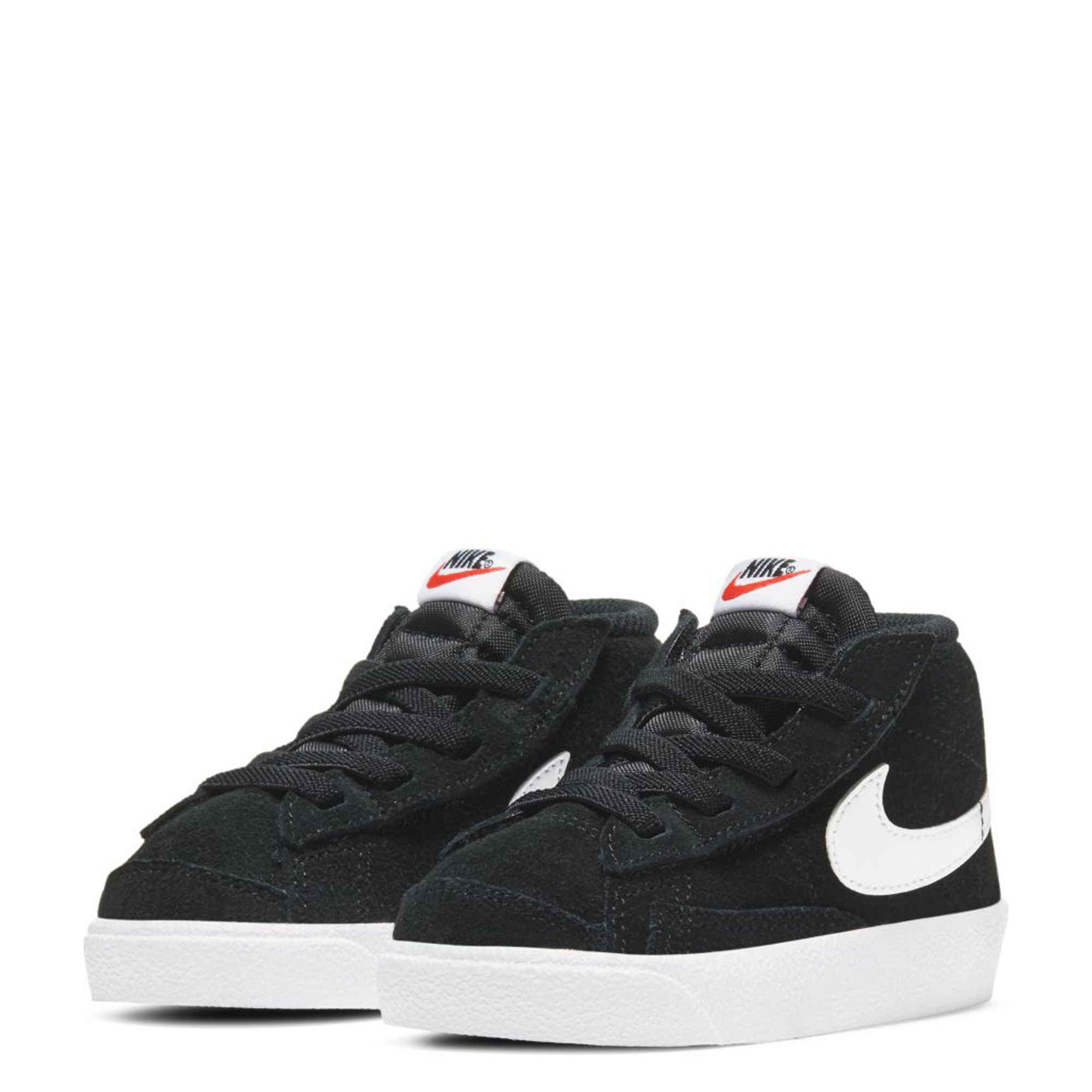DÃ¡mskÃ© tenisky a boty Nike W Blazer Mid '77 Suede Black/ White-Gum Med Brown-Total Orange