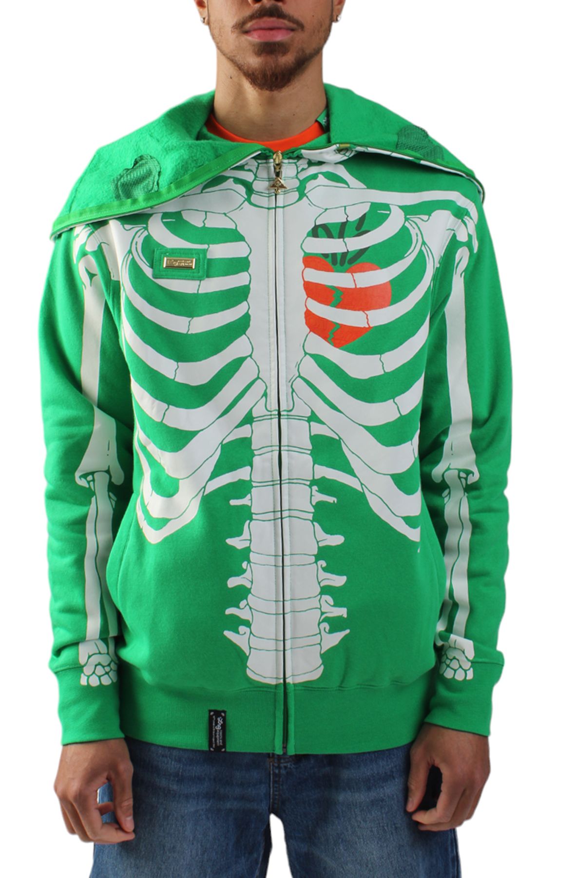 LRG CARROTS X DEAD SERIOUS ZIP HOODIE L36MMJHXXGRN - Shiekh