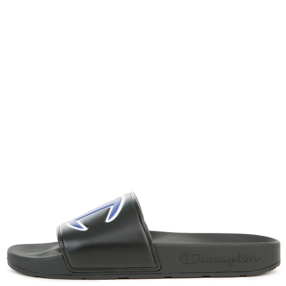 Champion black slides hot sale