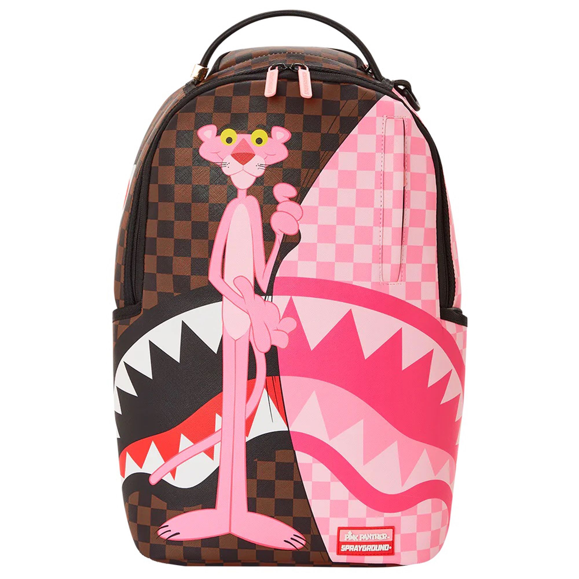 Sprayground Pink Checkered Mini Duffle Bag