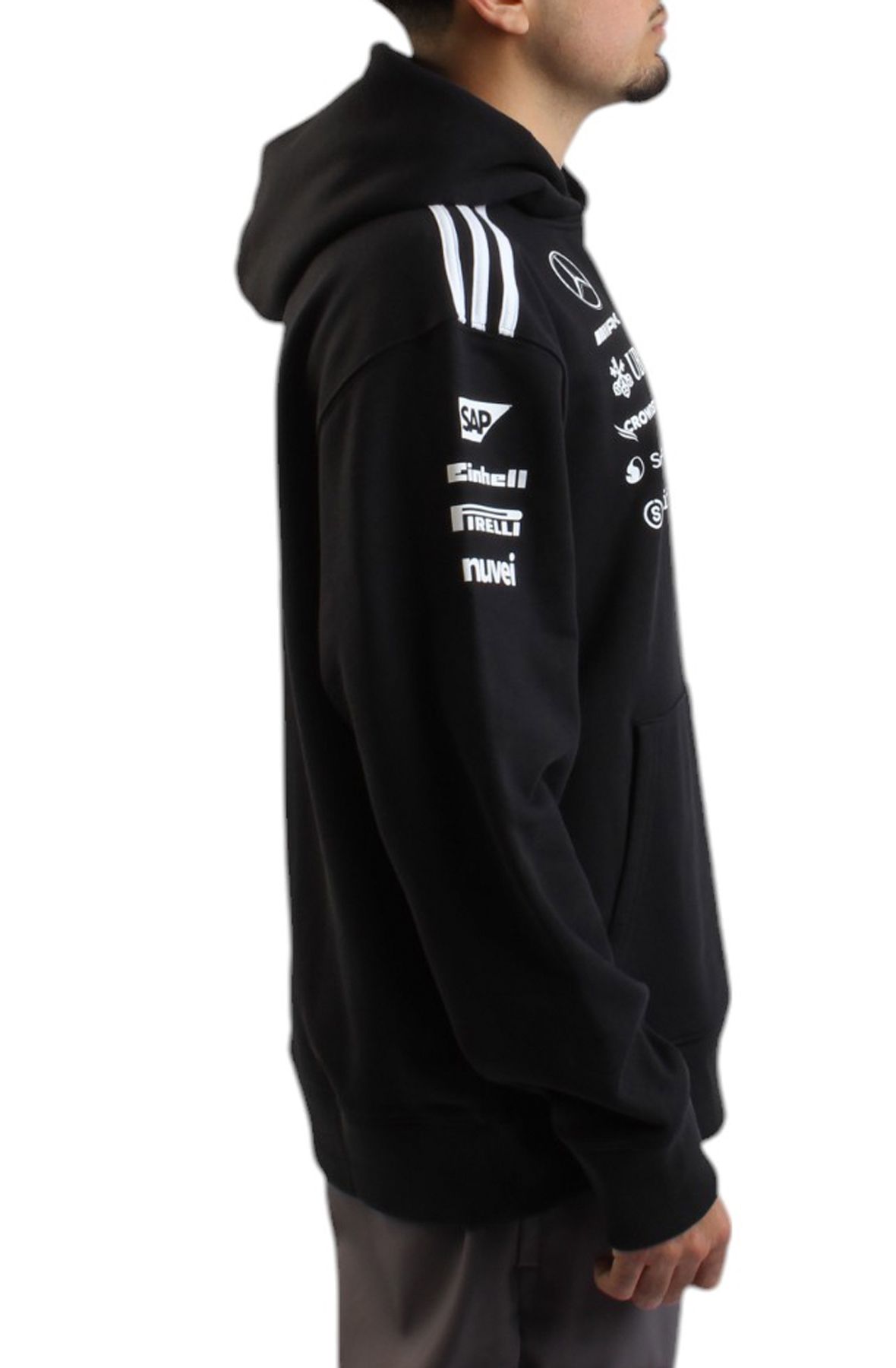ADIDAS MERCEDES - AMG PETRONAS FORMULA ONE TEAM HOODIE JW5385 - Shiekh