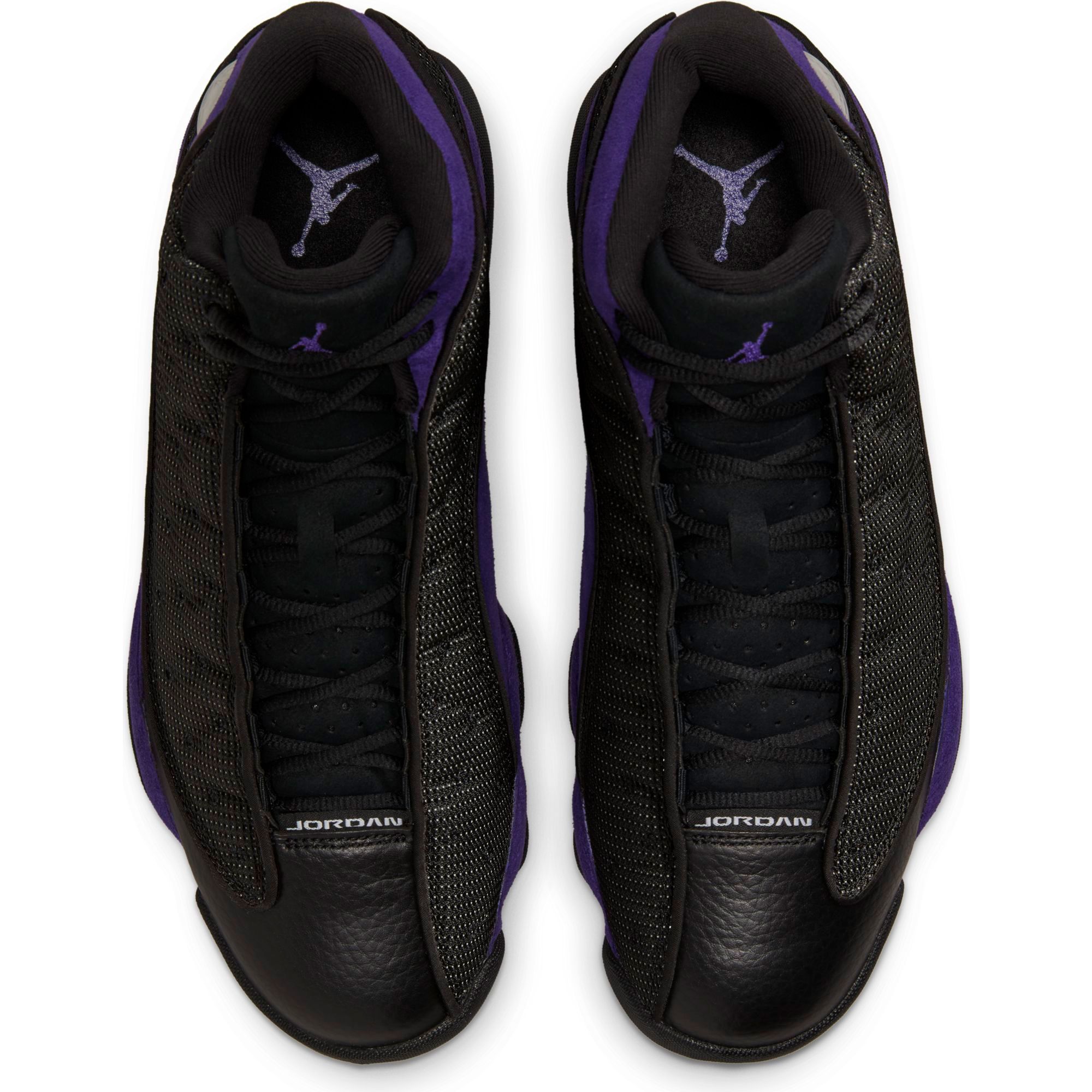 Retro 13 purple and white hotsell