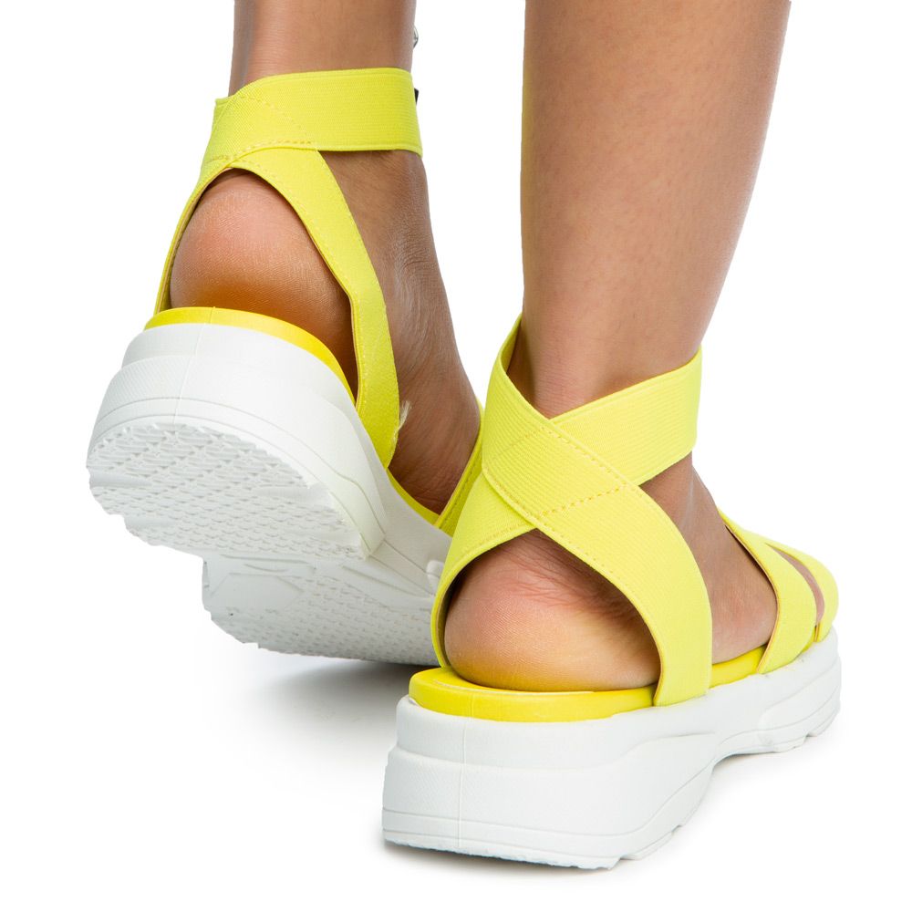 Bamboo neon sandals on sale