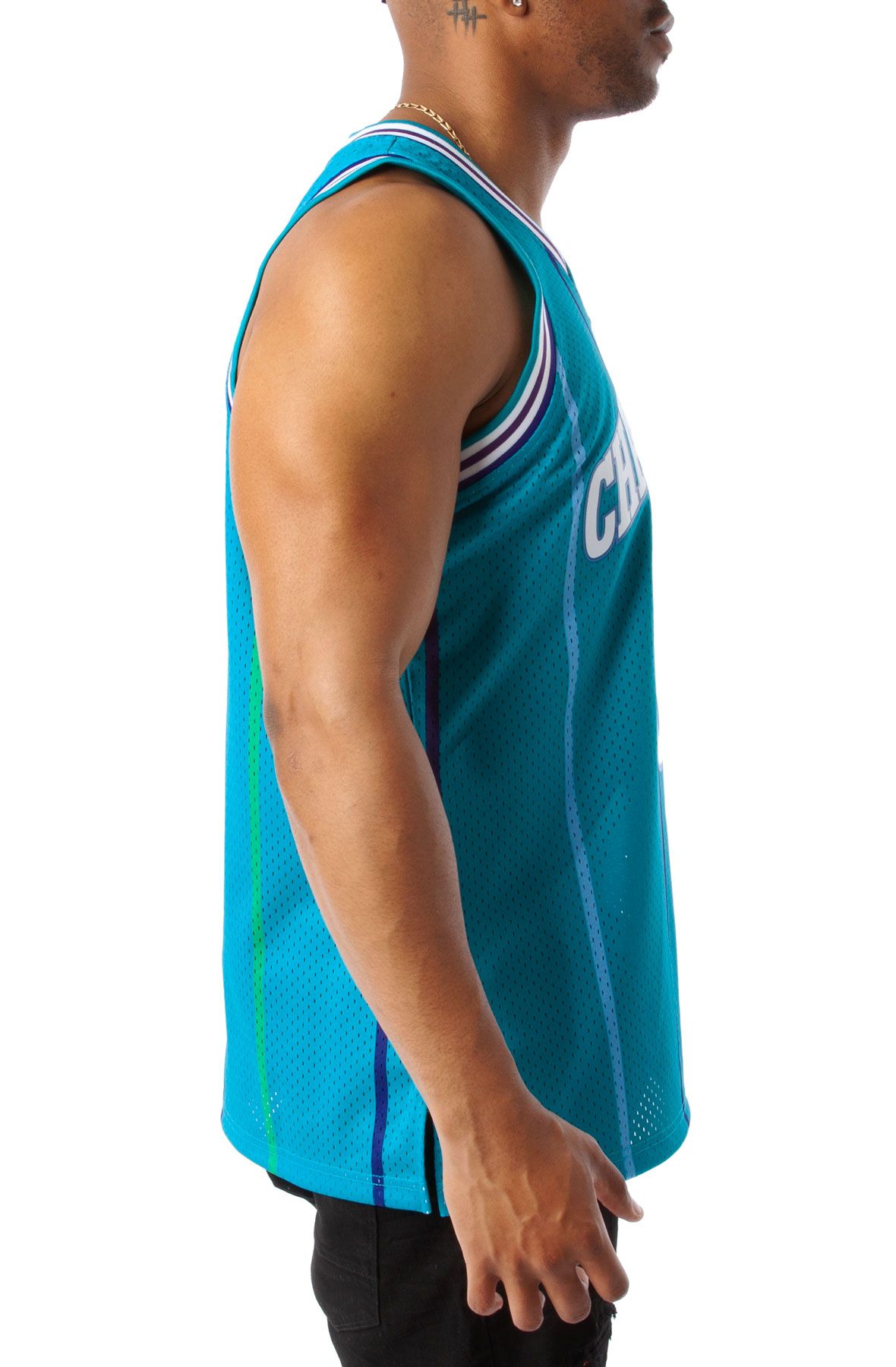 dell curry charlotte hornets jersey