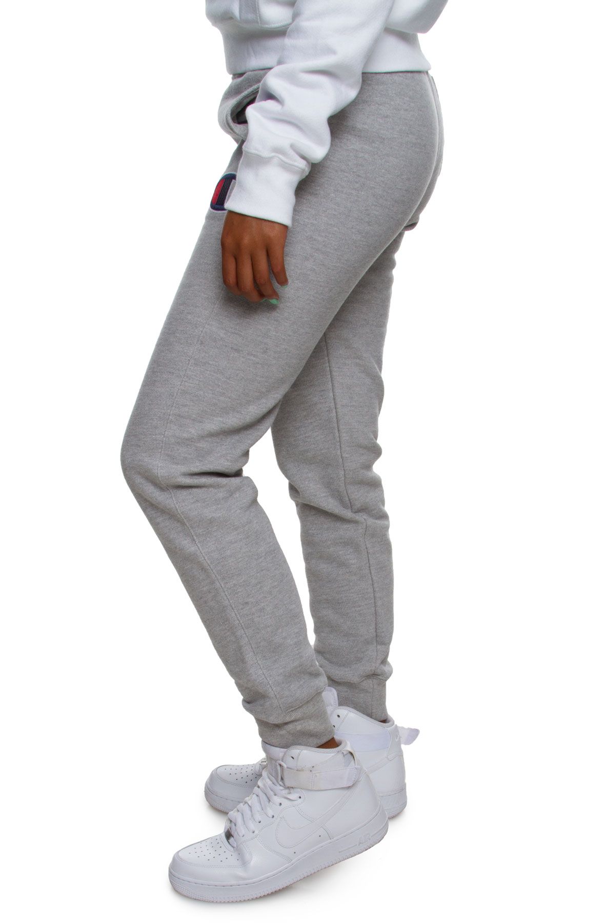 reverse weave cuffed joggers