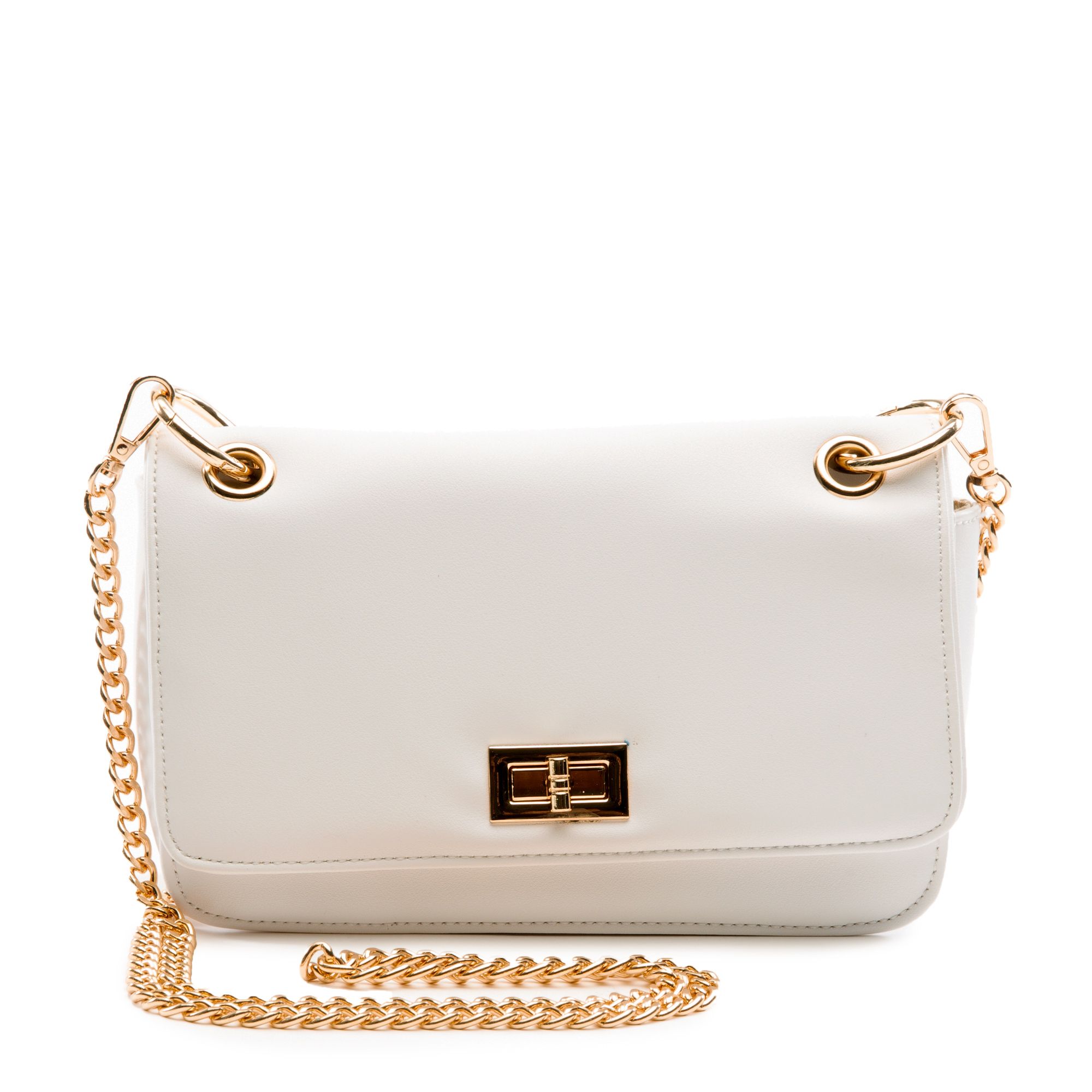 H&D ACCESSORIES, INC Gold Chain Crossbody Bag HPC3743WT Shiekh