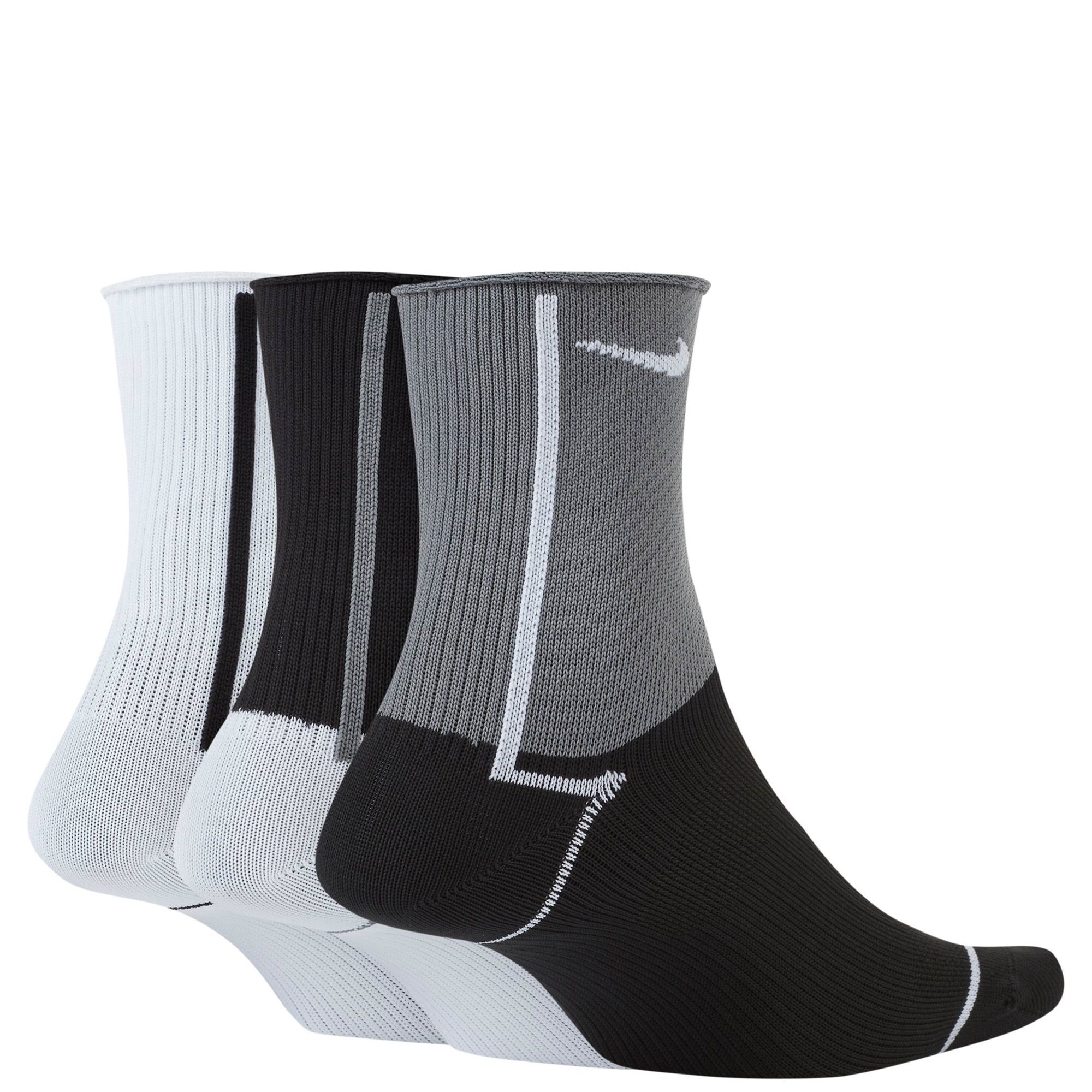 NIKE 3-Pack Everyday Plus Lightweight Training Ankle Socks CK6021 904 ...