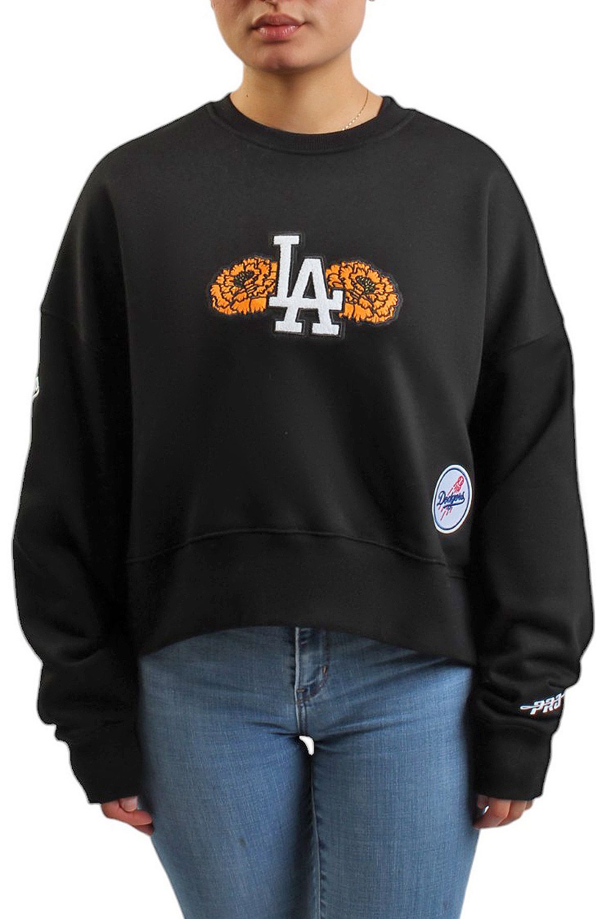 PRO STANDARD LA Dodgers Día De Muertos Cropped Crewneck