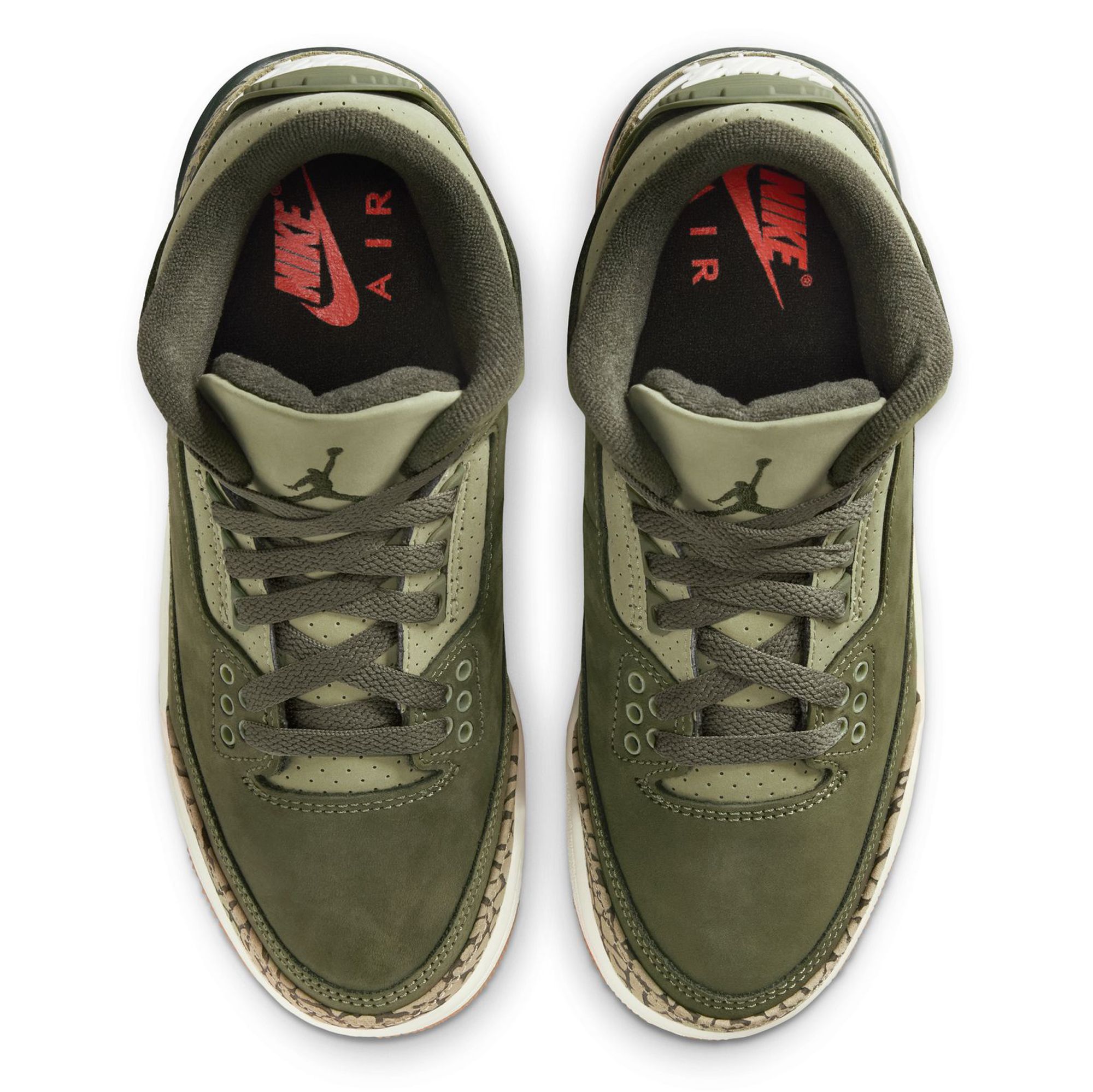 olive air jordan 3
