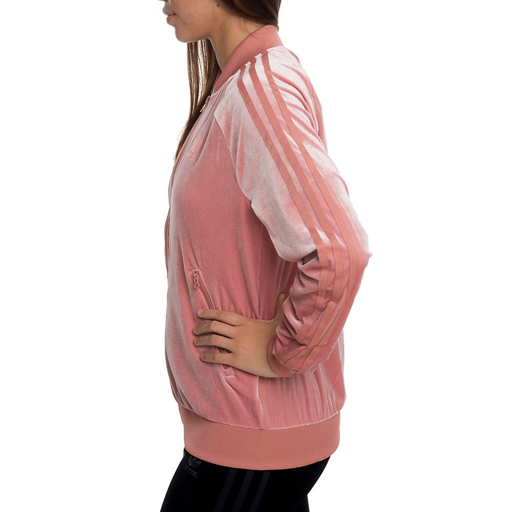 ADIDAS Women's Velvet Track Jacket CW0273 - Shiekh
