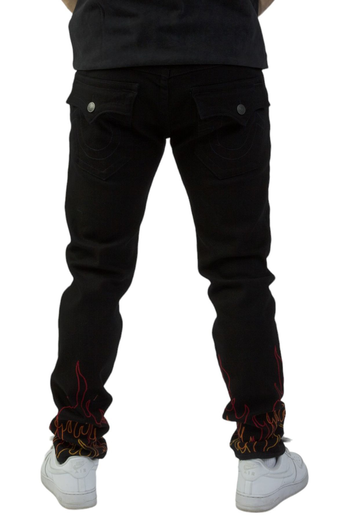 TRUE RELIGION Rocco Flame Skinny Jean 108599CBLK Shiekh