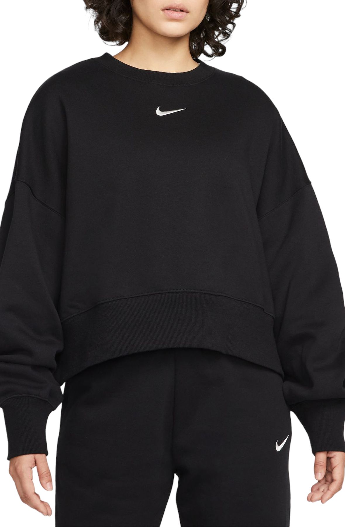 NIKE Sportswear Phoenix Fleece Crewneck Sweatshirt DQ5761 010 Shiekh