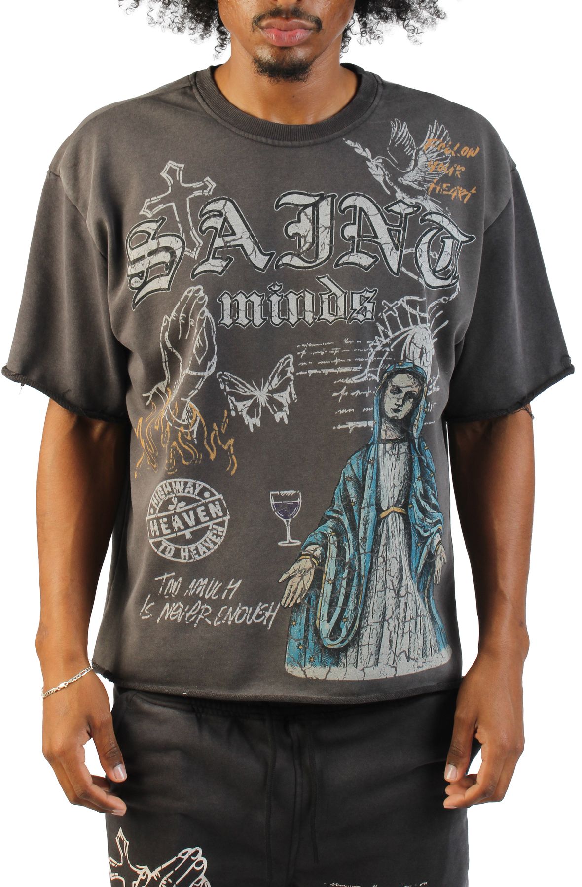 FBRK Santa Maria T-Shirt 610-81128FB-BLK - Shiekh