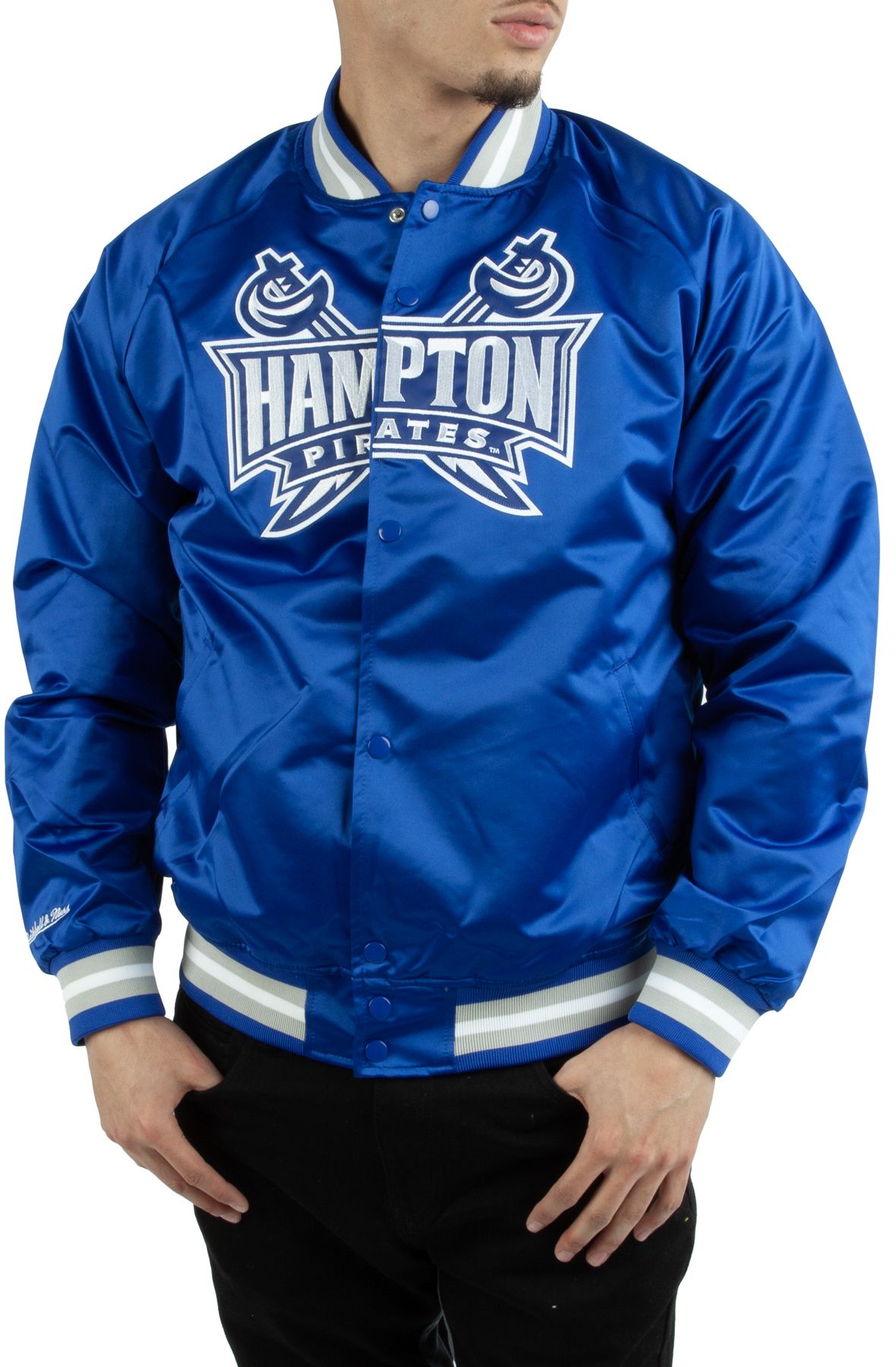 MITCHELL AND NESS Hampton University Satin Jacket