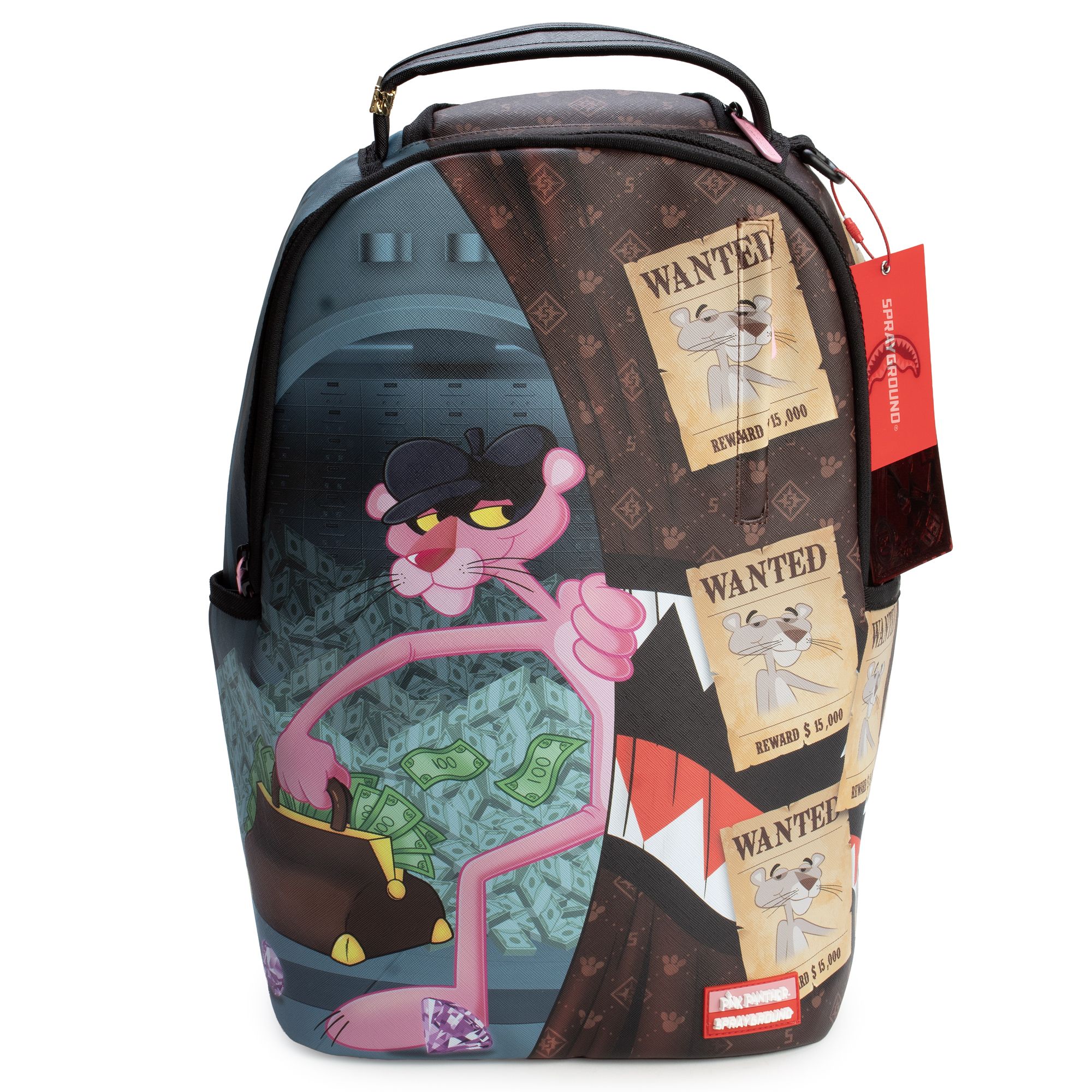 即ゲット ☆SPRAYGROUND☆ Pink Panther Burglar Escape SPRAYGROUND Pink Panther Burglar Escape DLXV Backpack